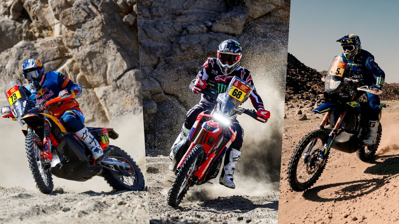 Edgar Canet, Tosha Schareina y Lorenzo Santolino son los tres españoles del Dakar 2026 en categoría RallyGP