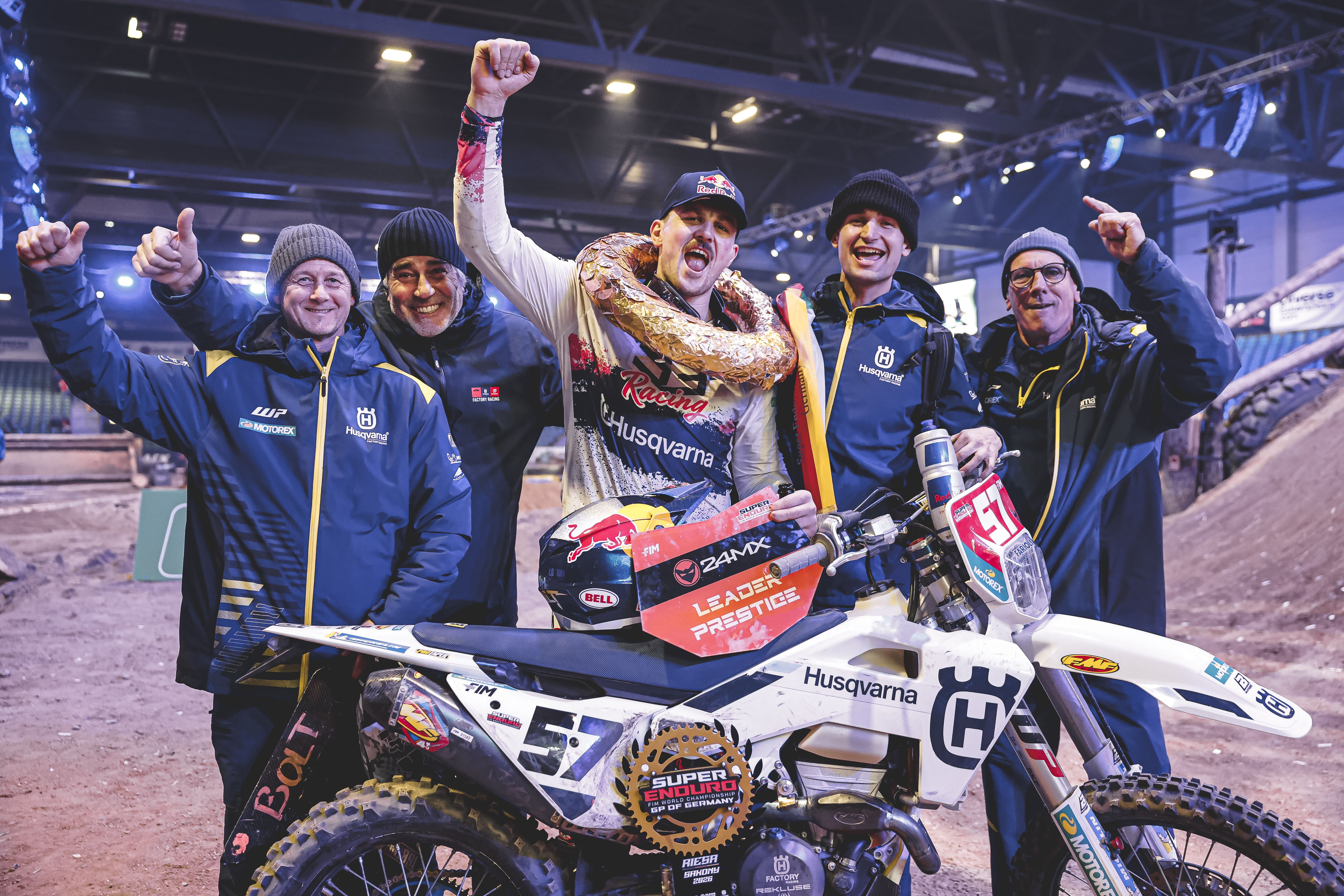 Husqvarna Factory Racing   Billy Bolt   2026 FIM SuperEnduro World Championship   Round 2, Germany 10