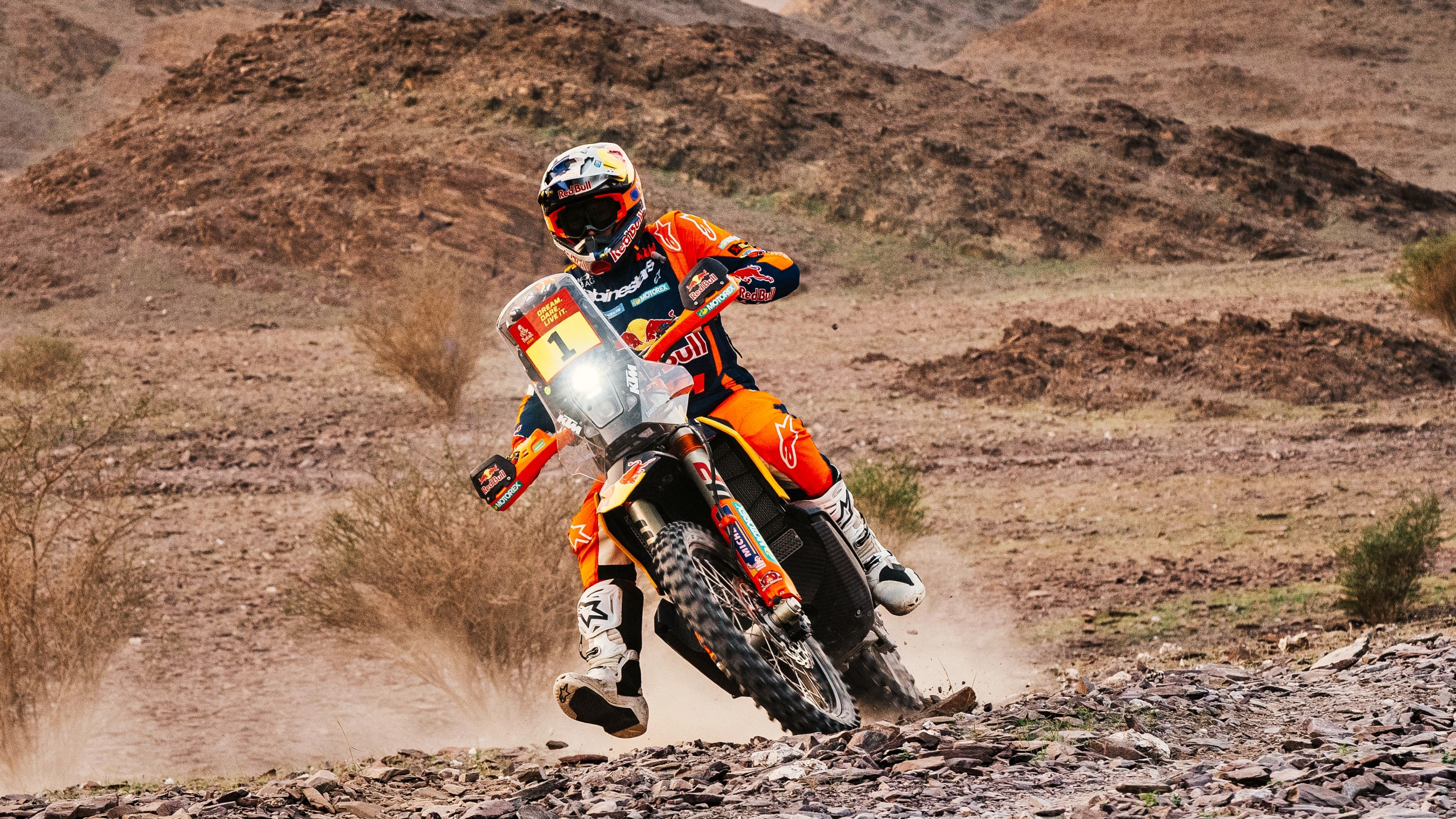 Daniel Sanders ha ganado la etapa 2 y se pone líder del Dakar 2026