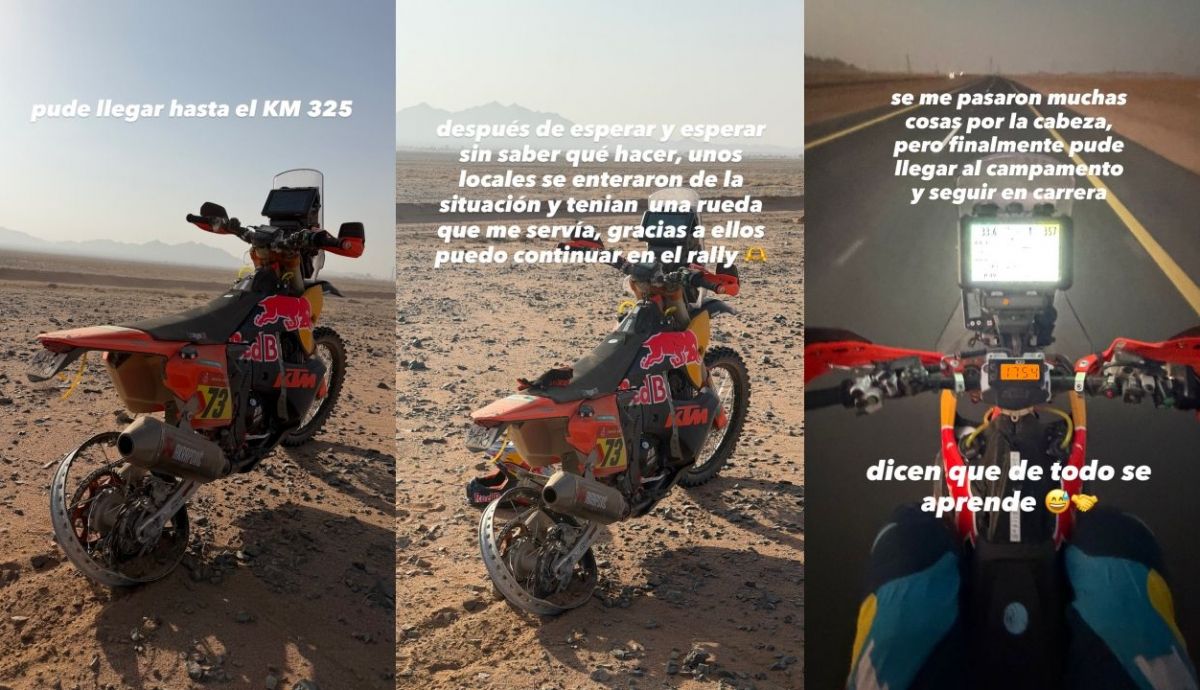 La odiesa de Edgar Canet en la etapa 5 del Dakar 2026, parte 3