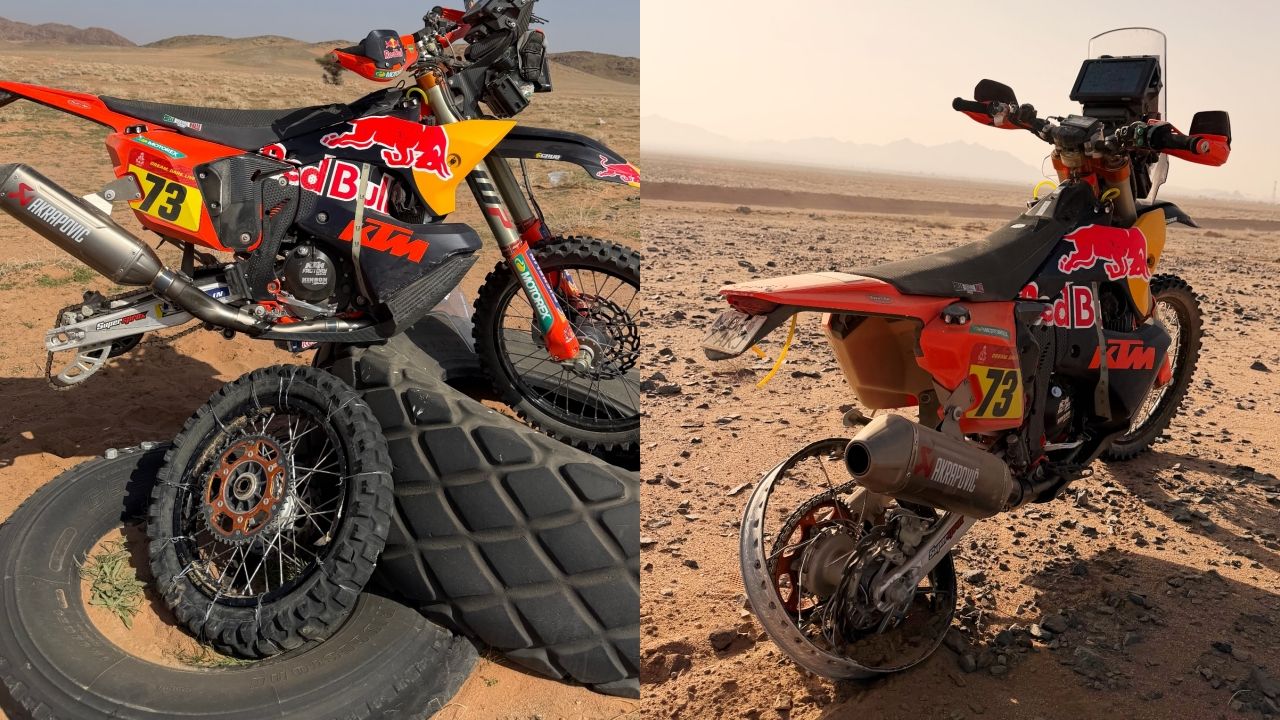 Edgar Canet vivió una pesadilla con su rueda trasera en la quinta etapa del Dakar 2026