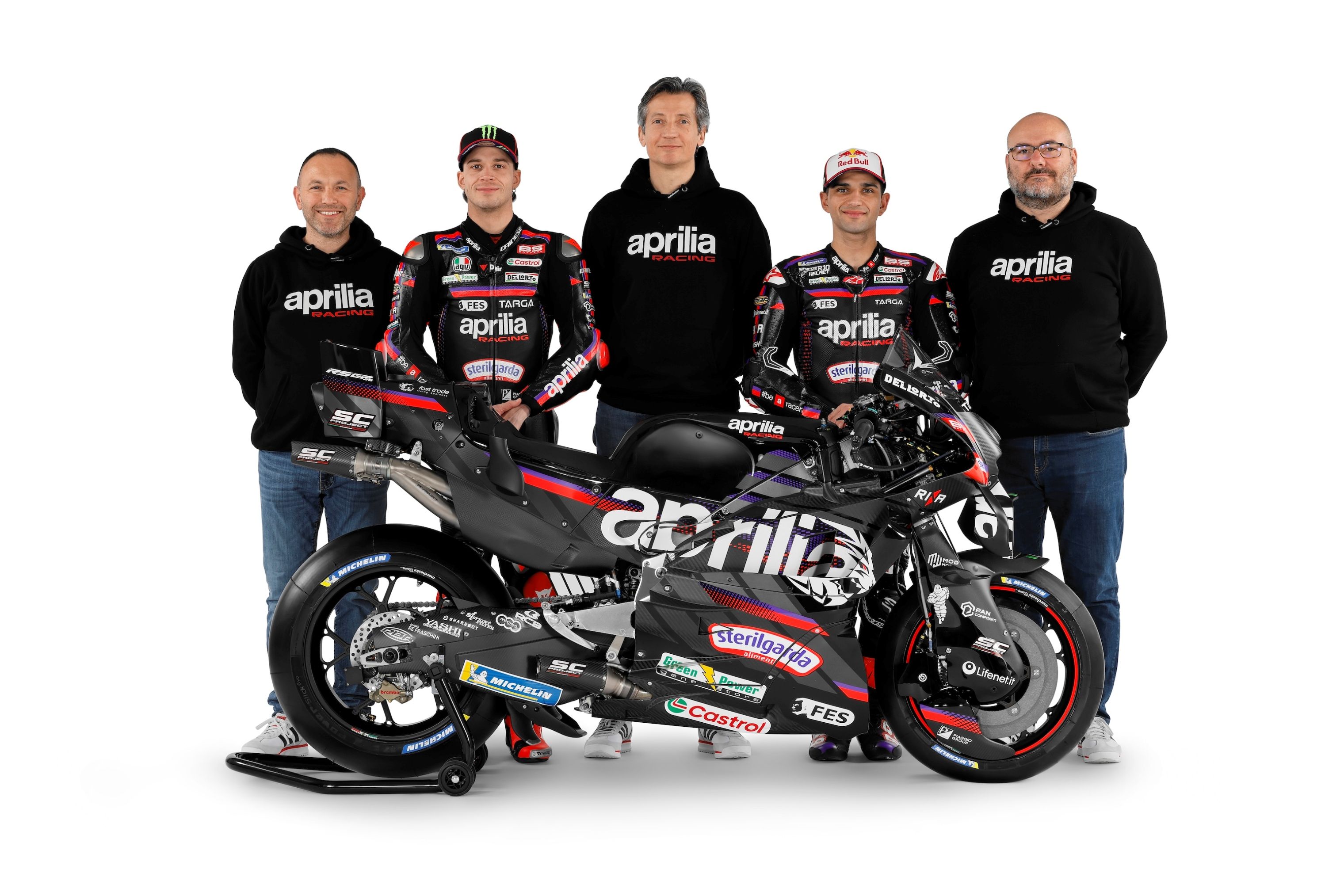 Aprilia RS GP26 Racing MotoGP 2026 Marco Bezzecchi Jorge Martín 01
