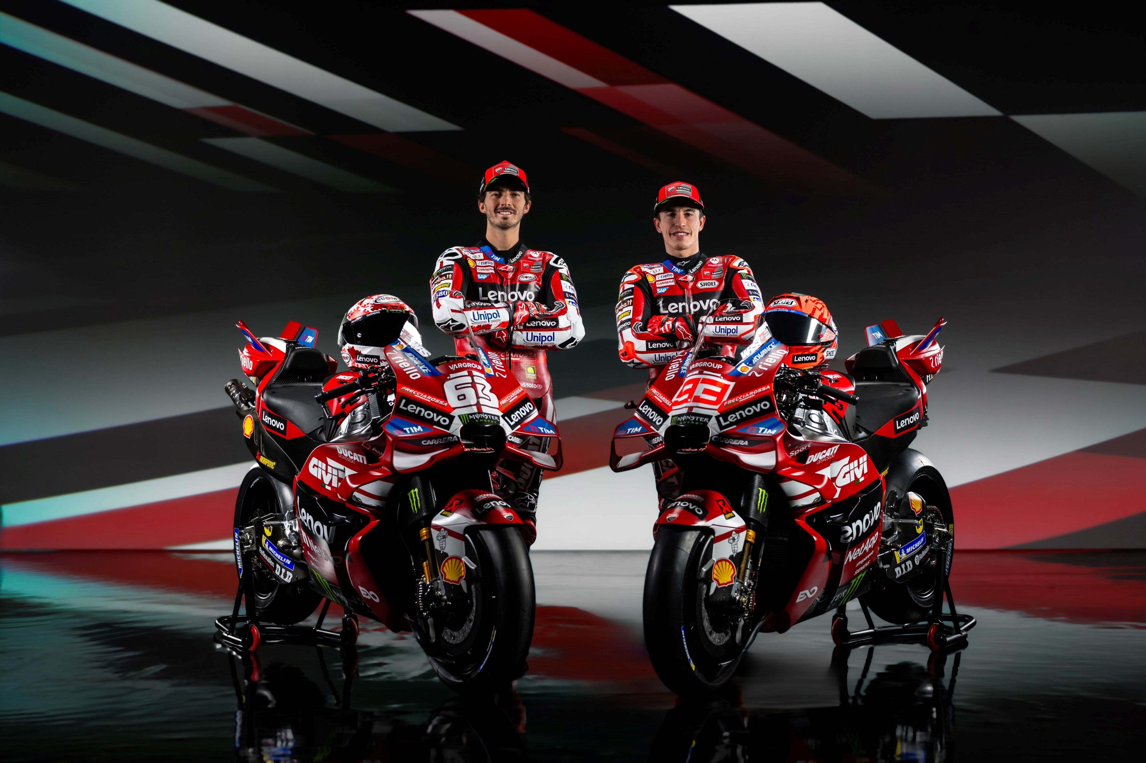 Ducati Desmosedici GP26 Lenovo MotoGP 2026 Marc Márquez Pecco Bagnaia 12