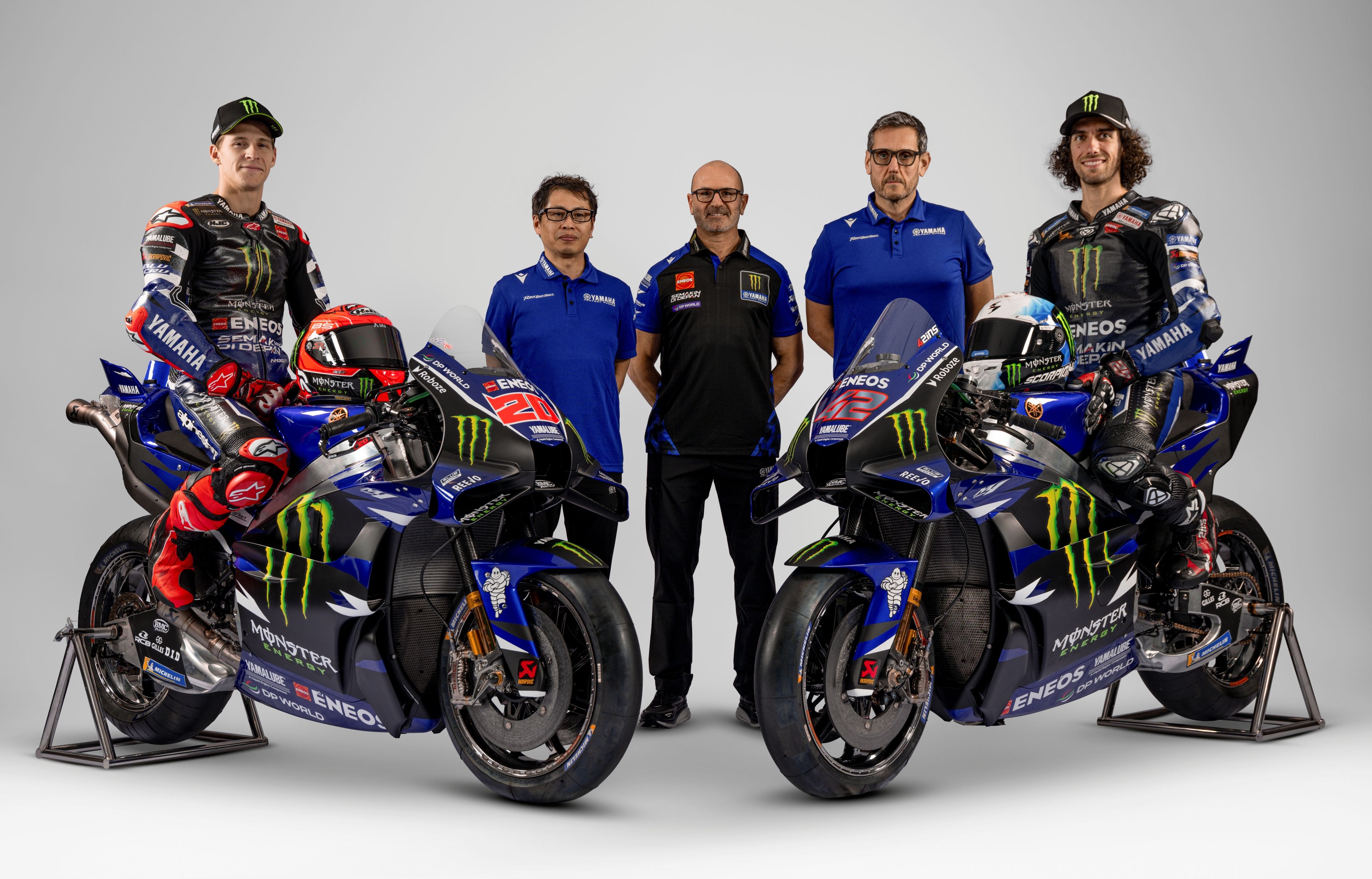 Yamaha YZR M1 Monster Energy MotoGP 2026 Fabio Quartararo Álex Rins 32