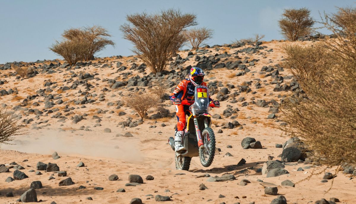 Daniel Sanders en el Dakar 2026