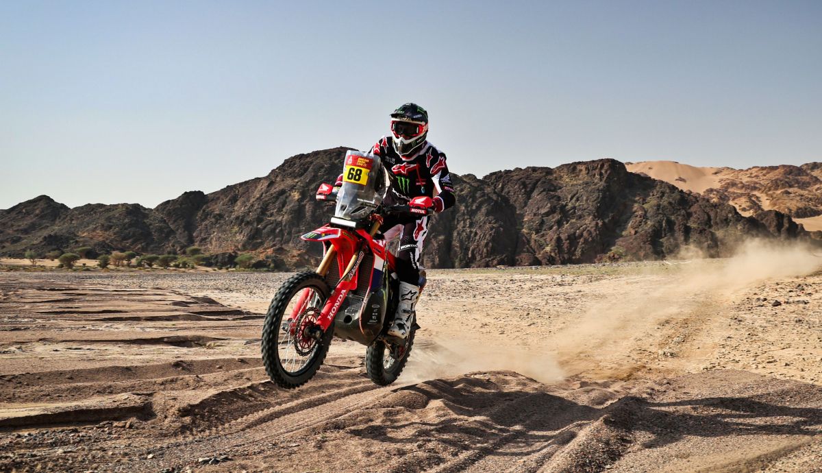 Tosha Schareina en el Dakar 2026