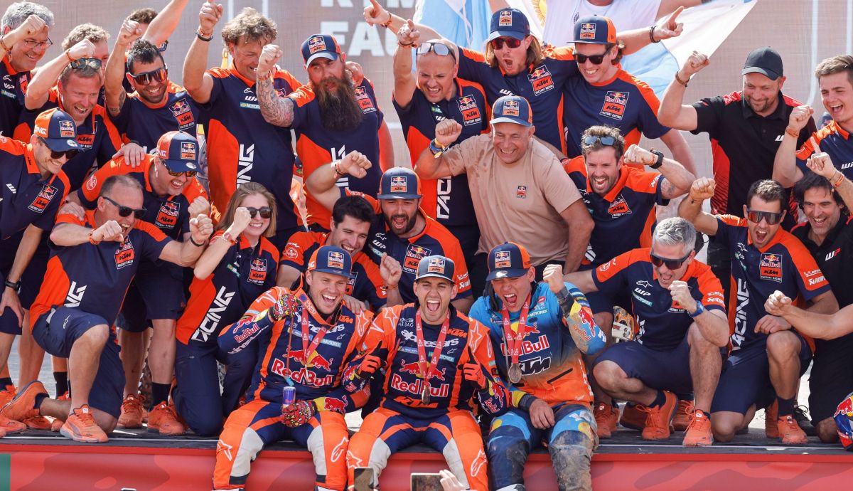 Luciano Benavides, Daniel Sanders y Edgar Canet cuajaron un fantástico Dakar 2026 con KTM