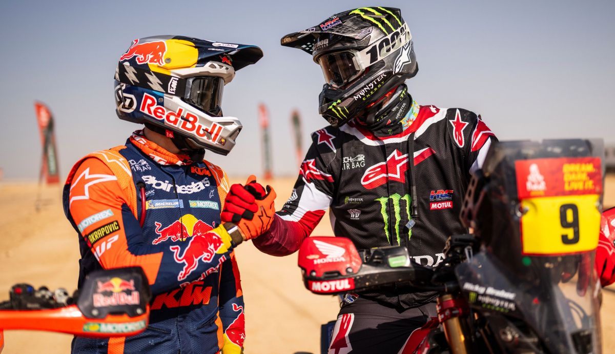 Ricky Brabec felicita a Luciano Benavides tras perder el Dakar 2026 por dos segundos