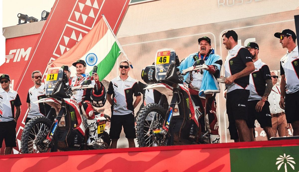 Nacho Cornejo y Ross Branch metieron a las dos Hero de RallyGP en el top 10 del Dakar 2026