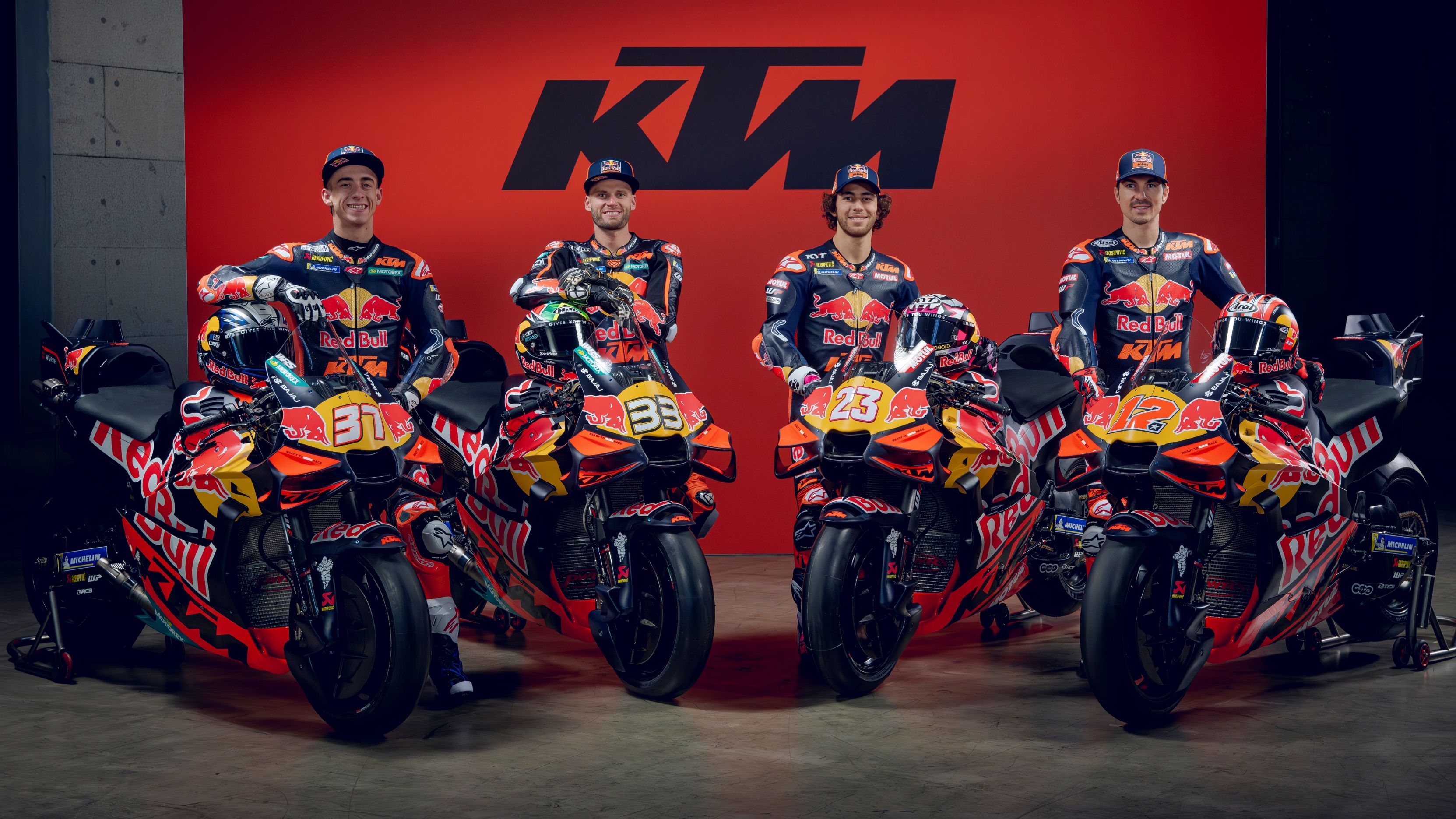 Las Red Bull KTM del Factory Racing y el Tech3 para MotoGP 2026