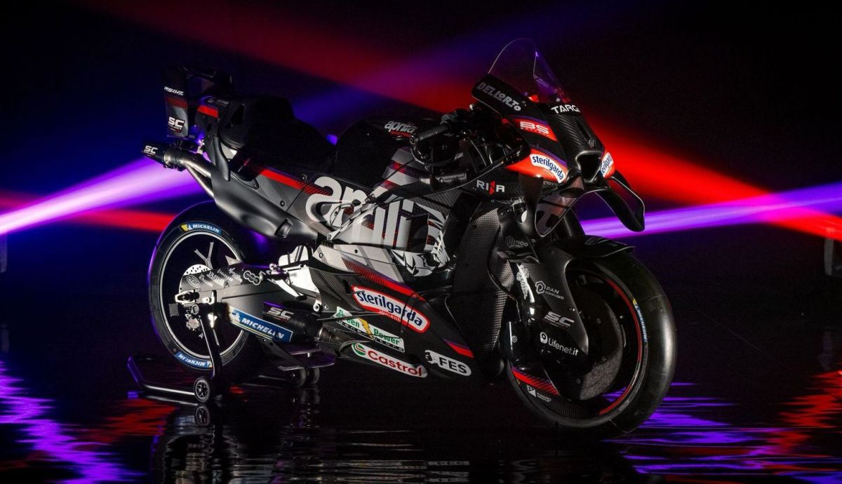 La Aprilia RS GP26 del equipo oficial para MotoGP 2026
