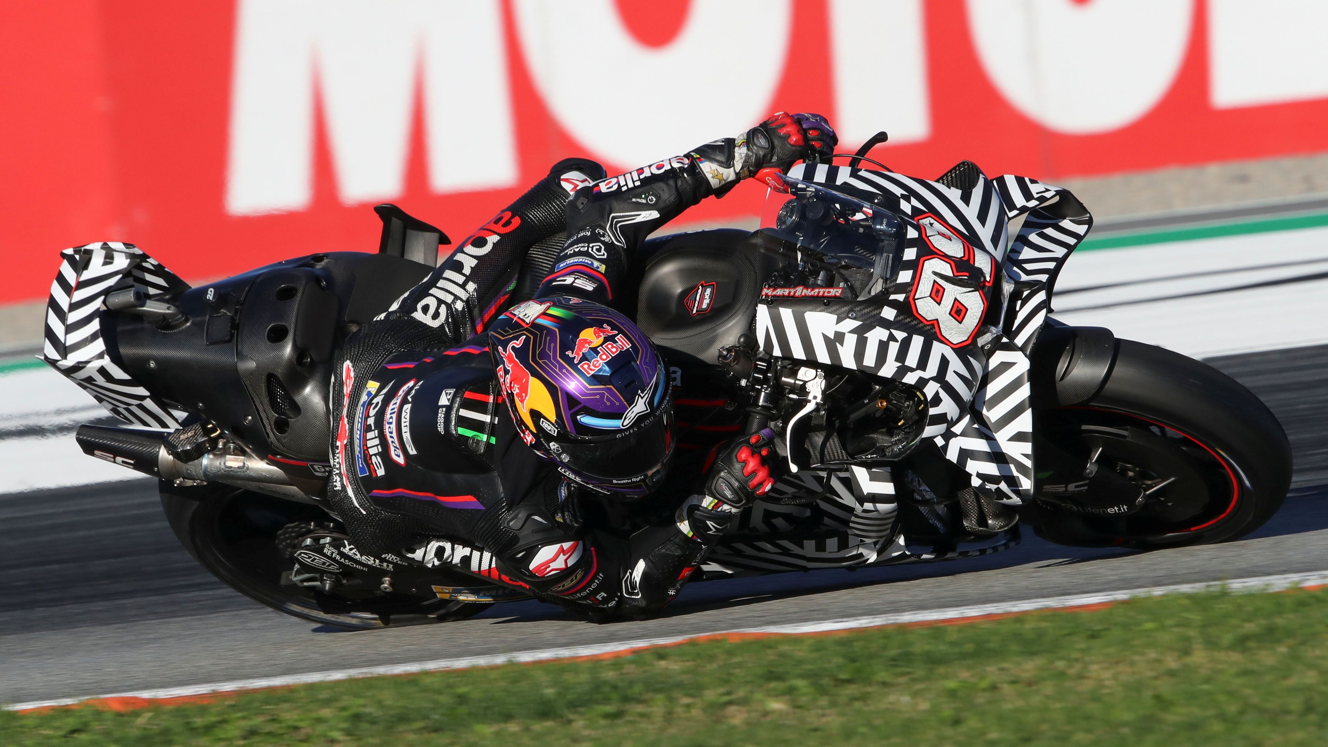 Jorge Martín en el último test de MotoGP en Valencia