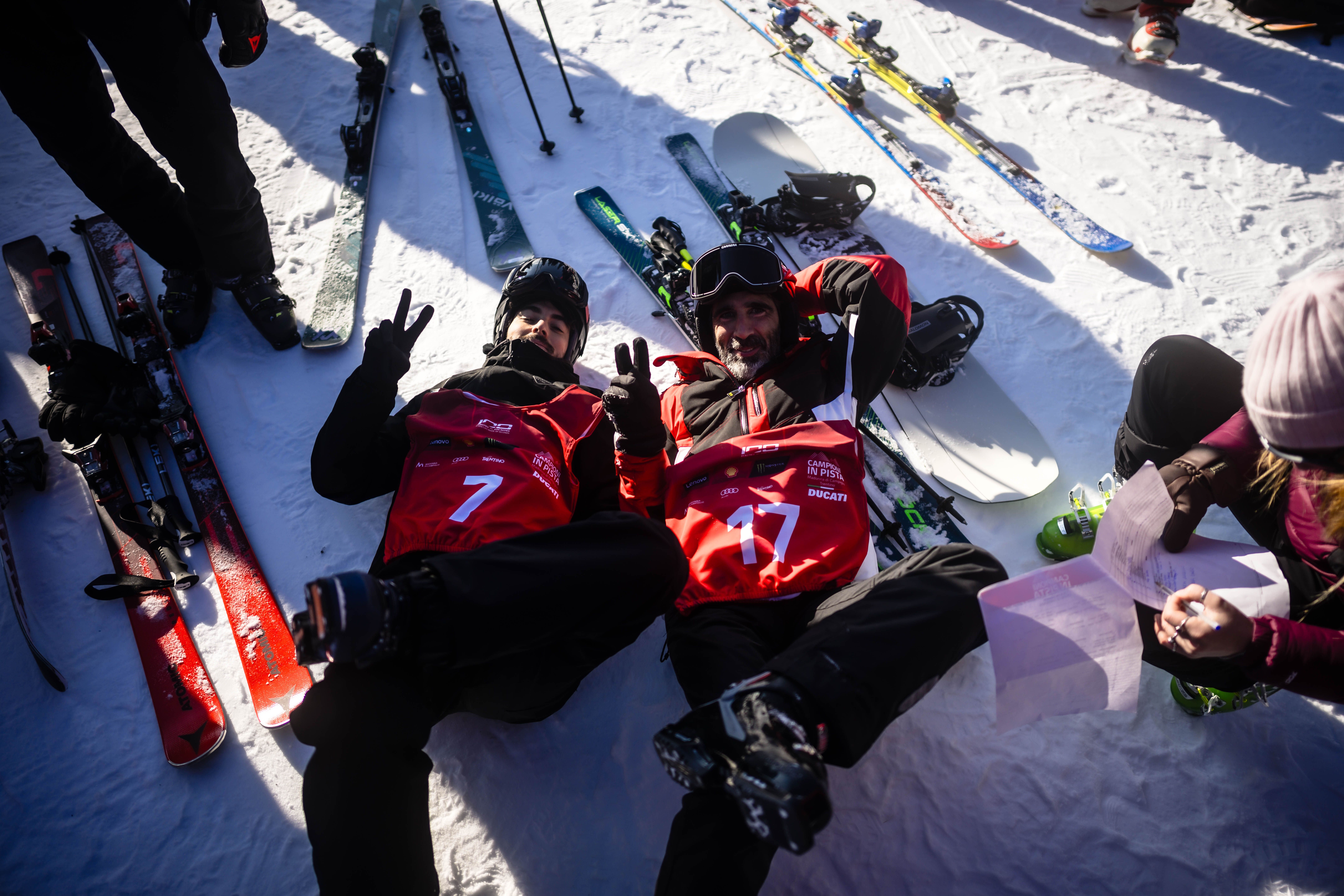 Campione in pista Ducati MotoGp Ski Race 2026