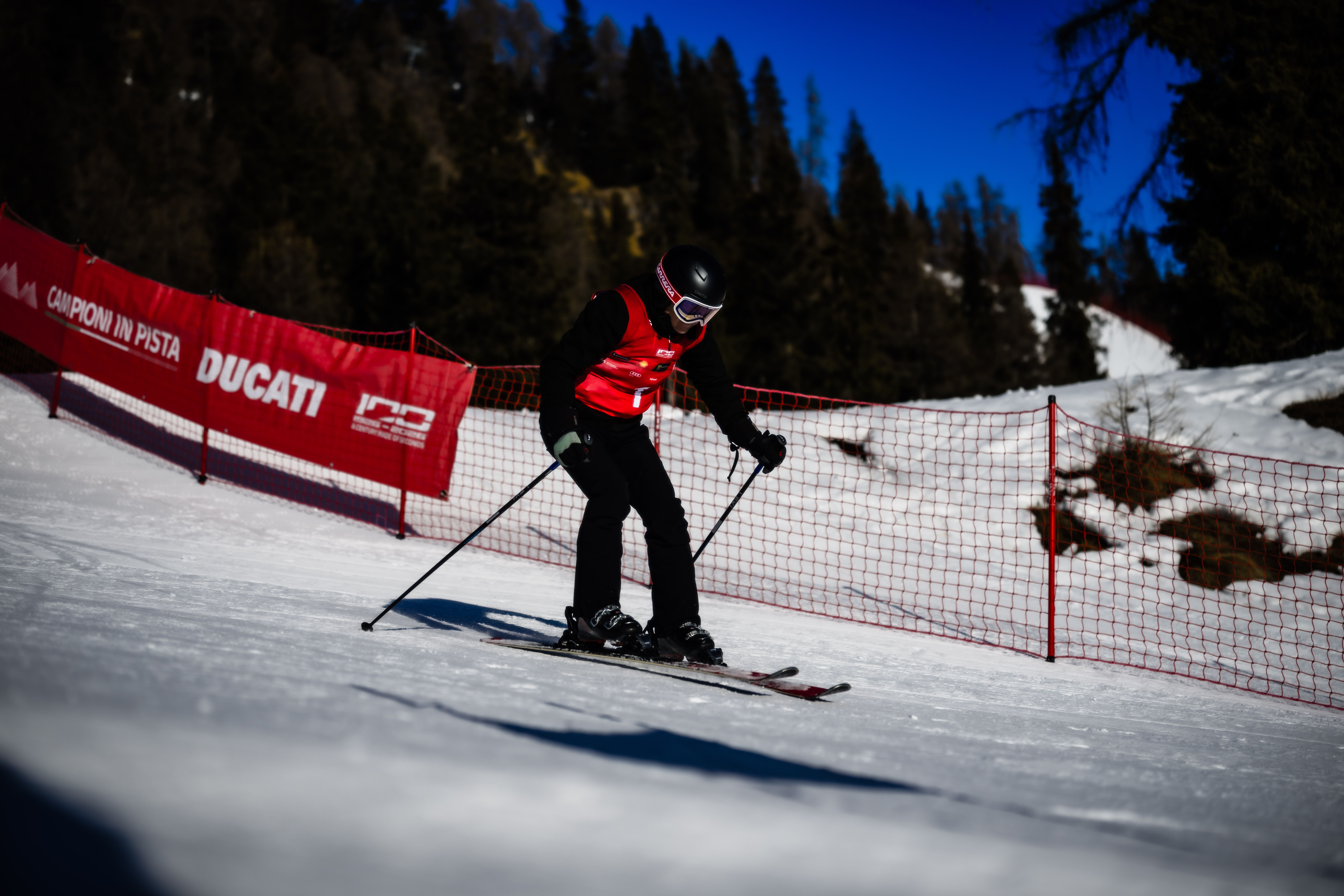 Campione in pista Ducati MotoGp Ski Race 2026