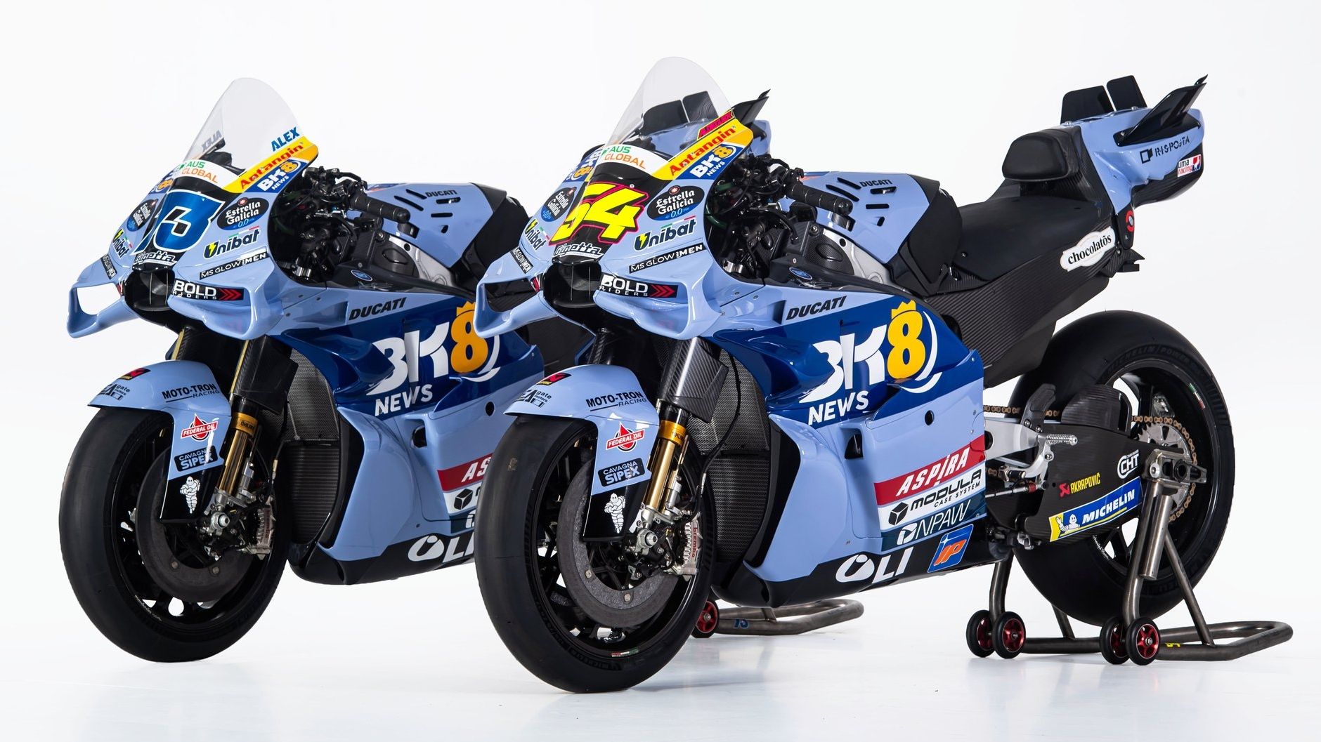 Las Ducati Desmosedici GP del Gresini Racing para MotoGP 2026