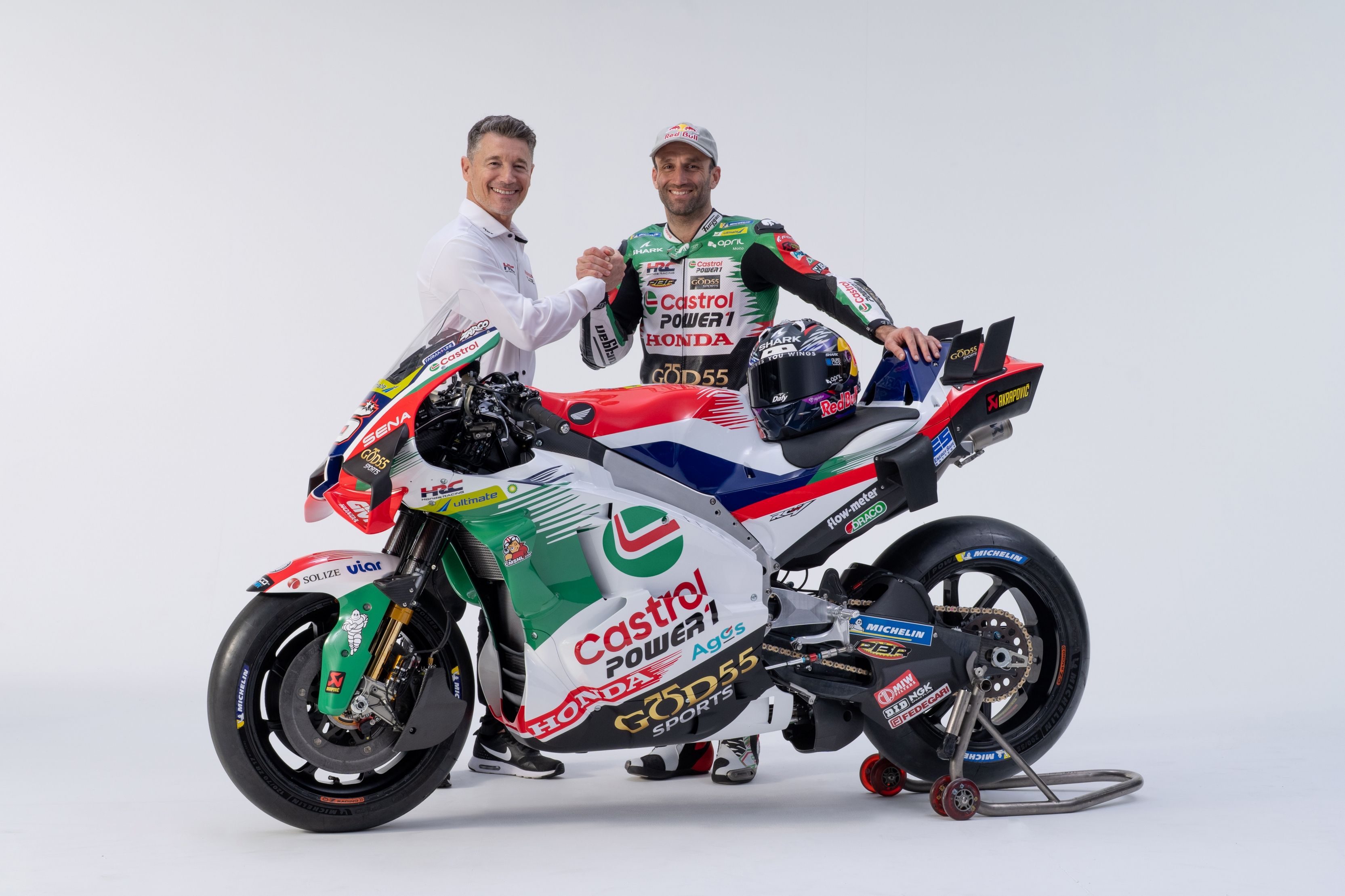 Honda RC213V Pro Honda LCR Castrol MotoGP 2026 Johann Zarco Diogo Moreira 25