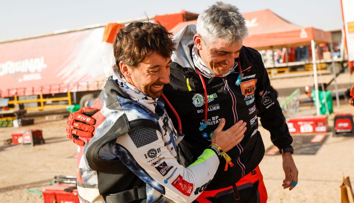 Josep Pedró y Benji Melot durante el Dakar 2026