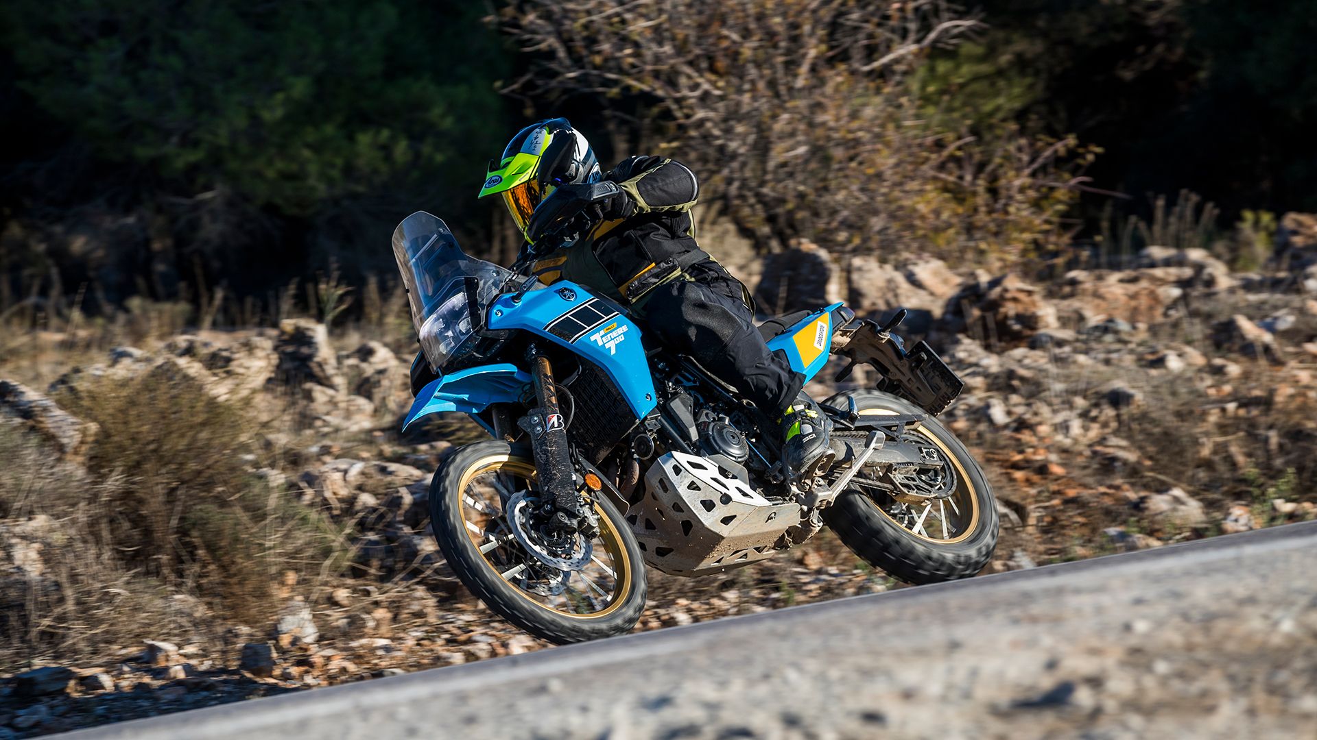 Yamaha XTZ700 Ténéré Rally Acción