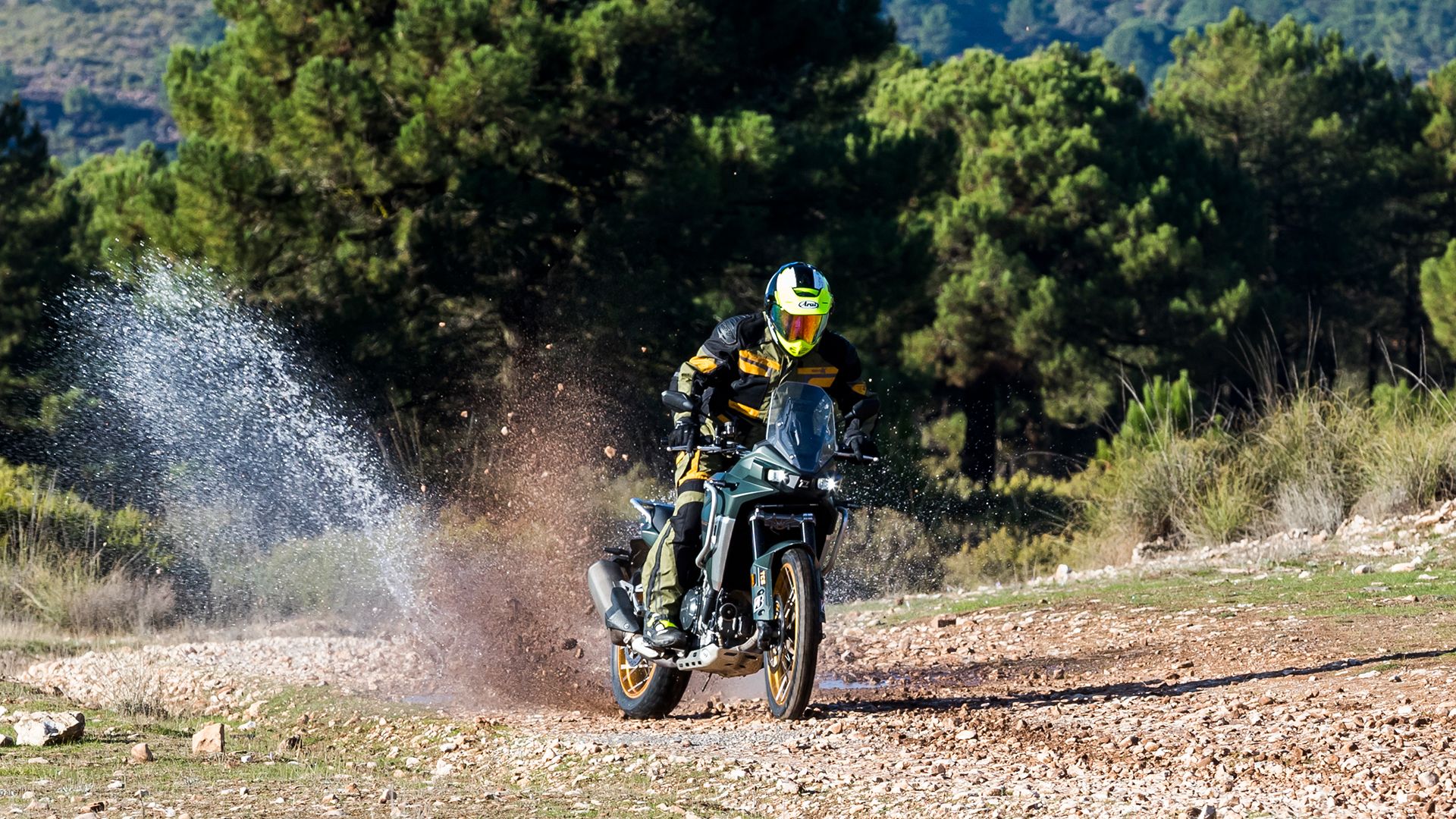 Kove 800 X en el Master Trail Test, con una relación peso/potencia sensacional.