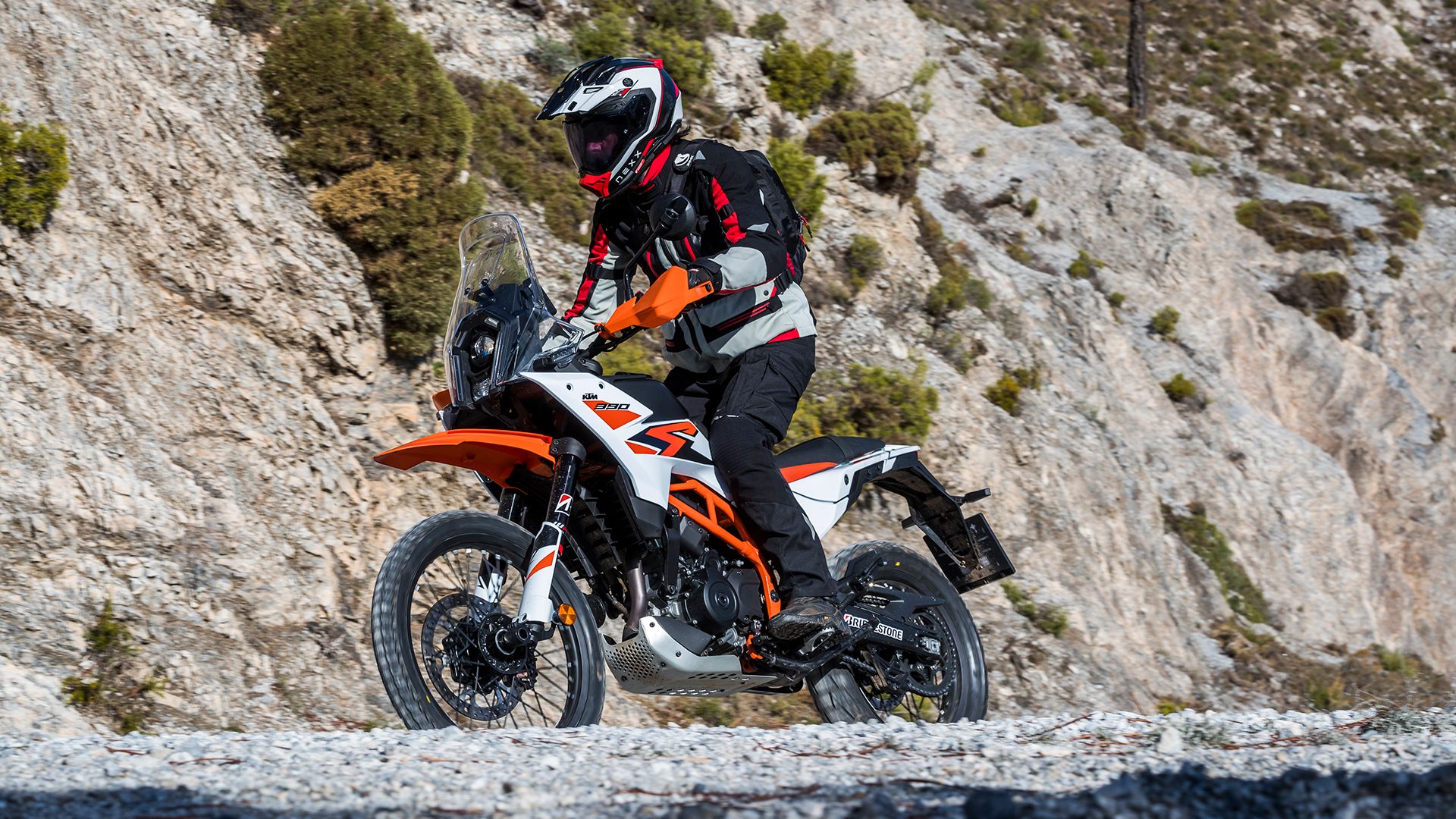KTM 390 Adventure R 2025 Acción