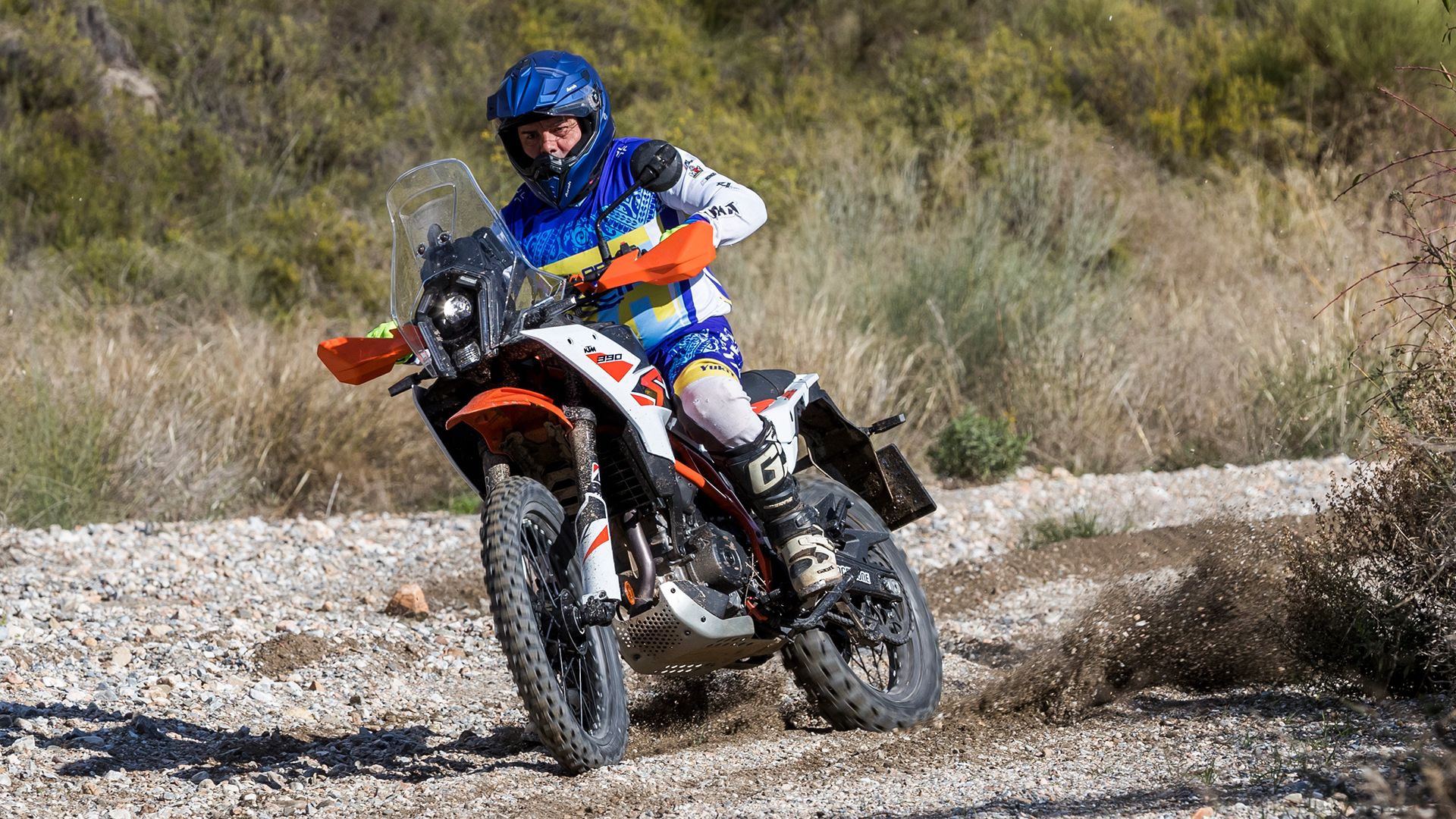 KTM 390 Adventure R 2025 Acción