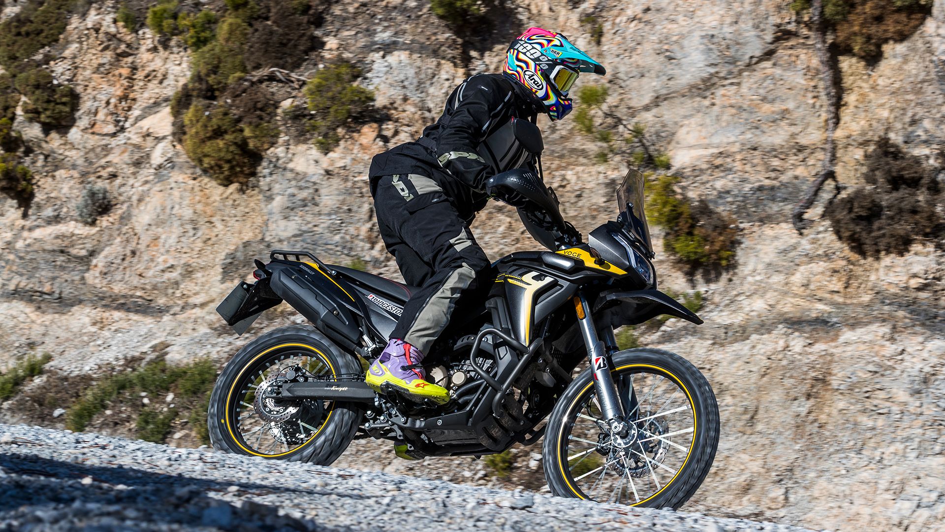 Voge 300 Rally 2025 Acción