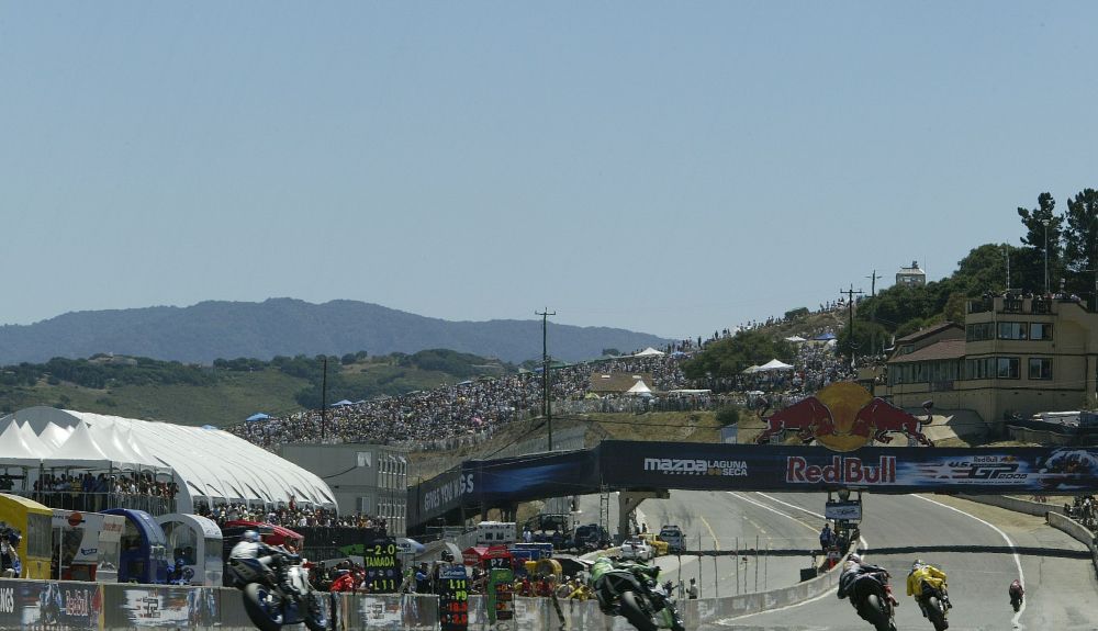 Laguna Seca, en el GP de Estados Unidos de 2005.