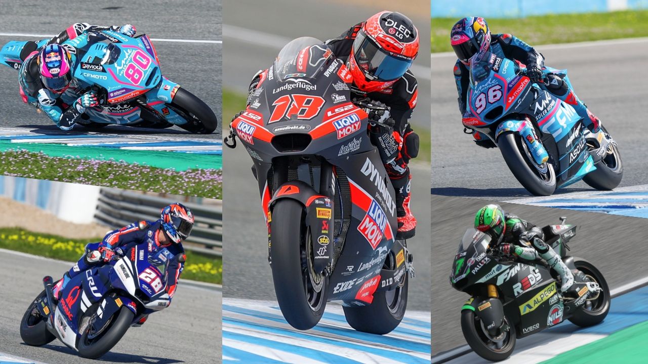 Manu González, David Alonso, Dani Holgado, Izan Guevara y Barry Baltus son algunos de los favoritos al Mundial de Moto2 2026
