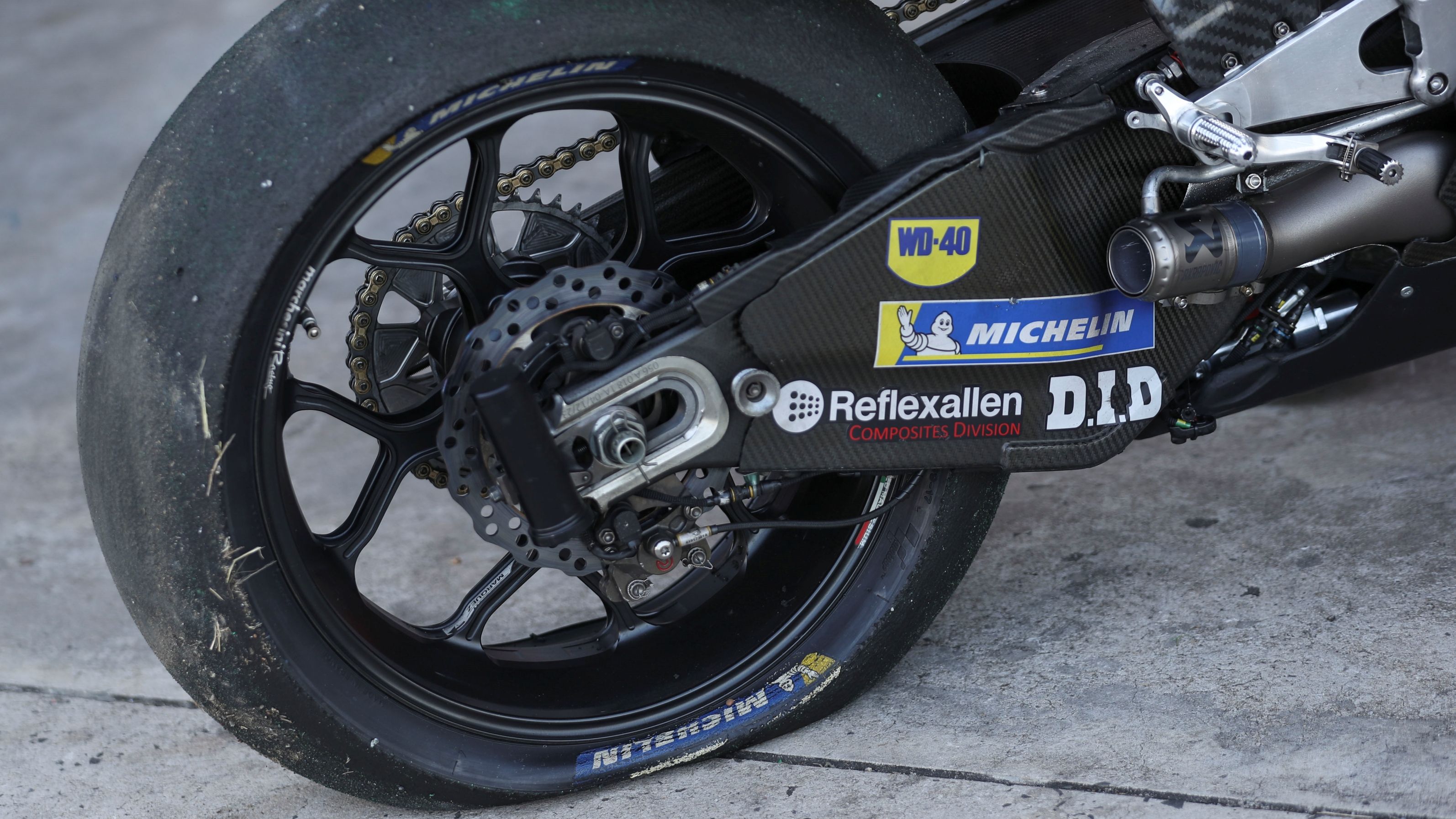 Así ha acabado la rueda de Marc Márquez en el GP de Tailandia de MotoGP 2026