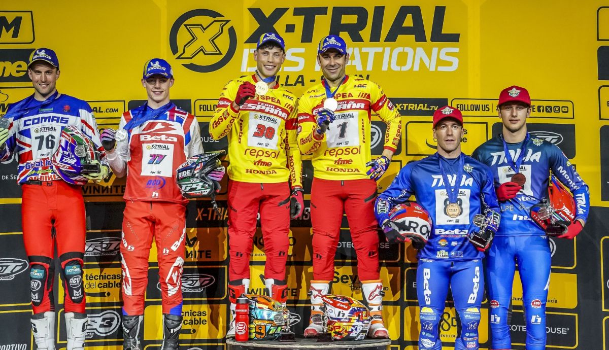 España ha ganado el X Trial de las Naciones ante Gran Bretaña e Italia con Toni Bou y Gabriel Marcelli