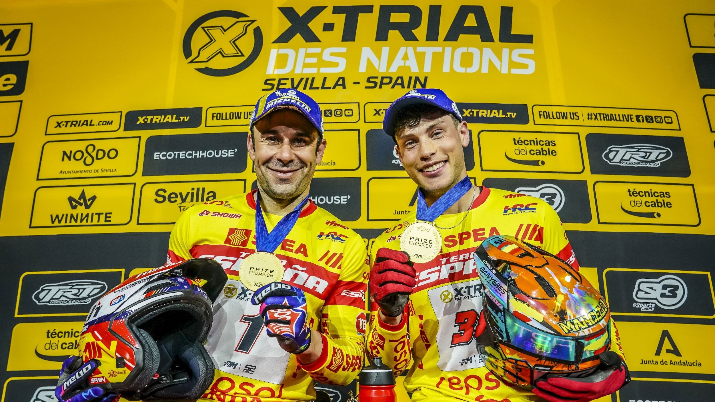 Toni Bou y Gabriel Marcelli han ganado el X Trial de las Naciones 2026 con España