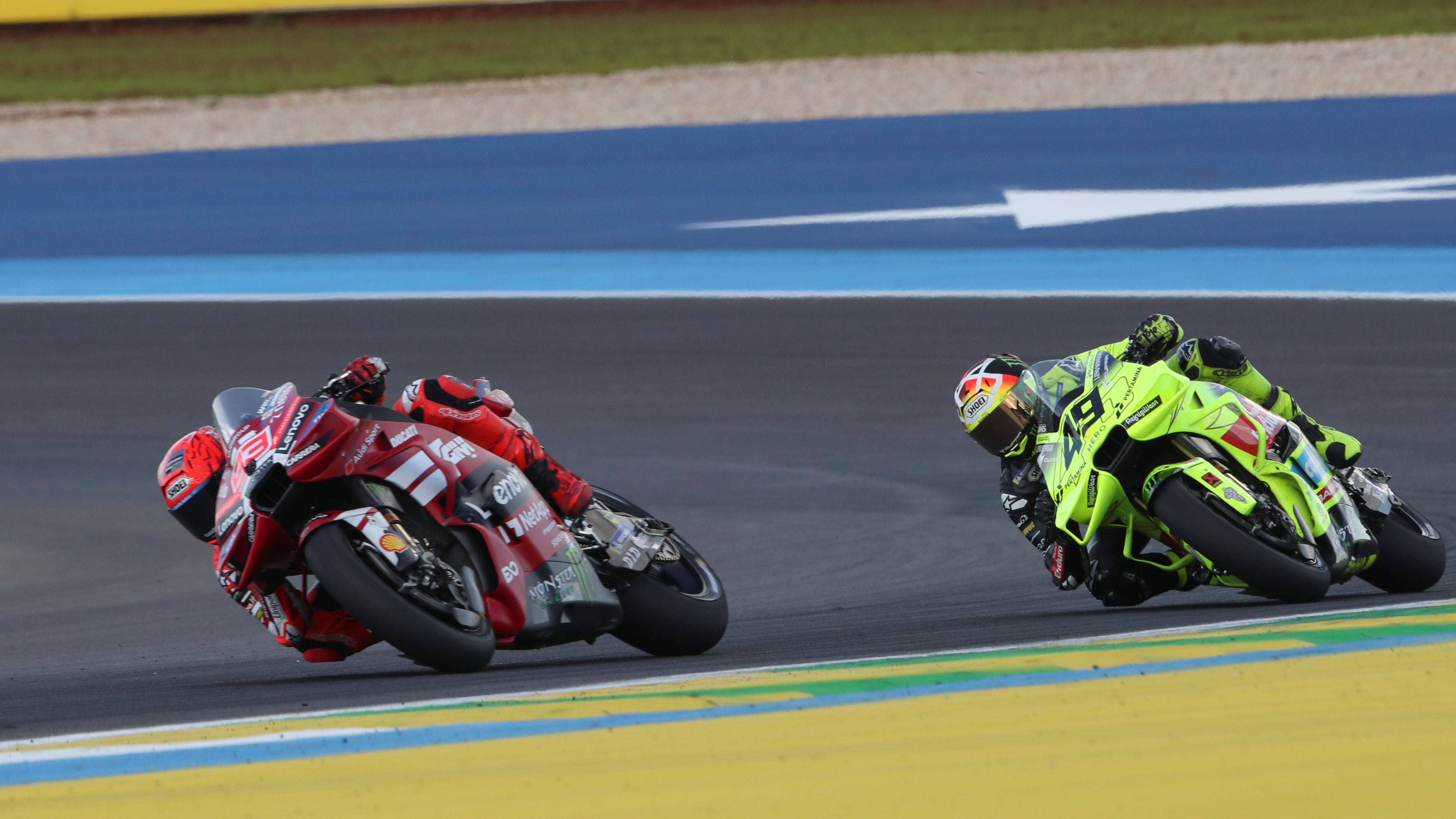 Marc Márquez ha ganado el Sprint del GP de Brasil de MotoGP 2026 ante Fabio Di Giannantonio