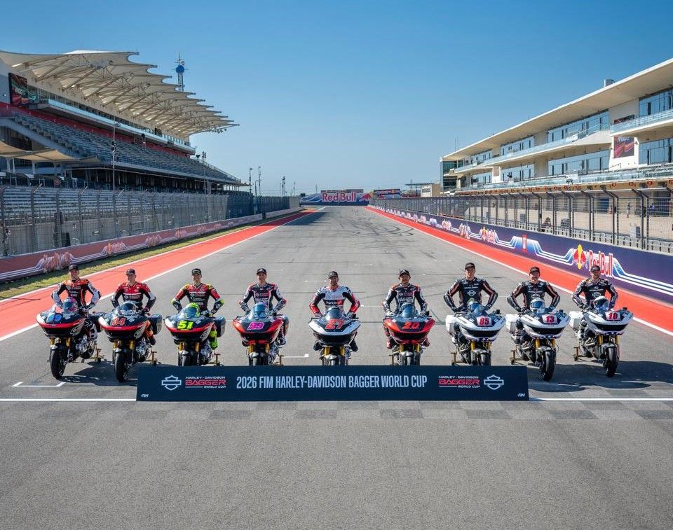 Los 9 pilotos de la Bagger Wolrd Cup de MotoGP.