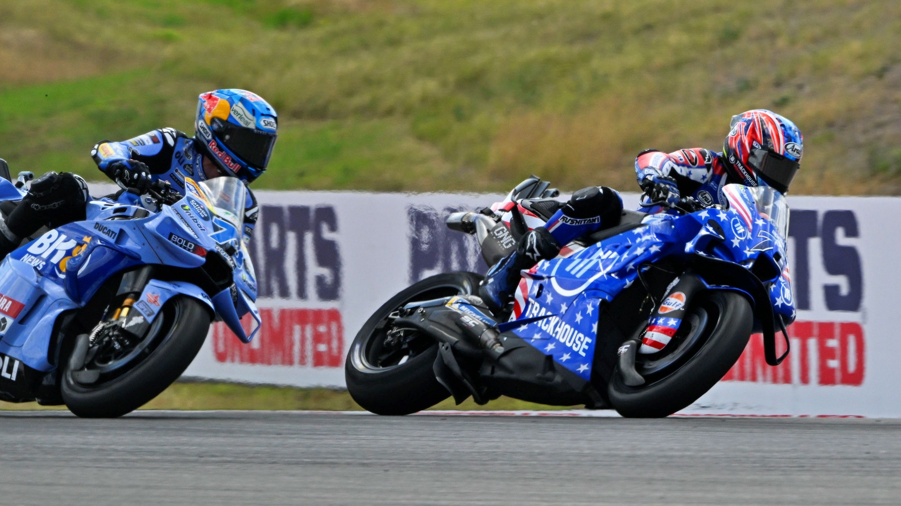 Ai Ogura por delante de Álex Márquez, MotoGP Estados Unidos 2026