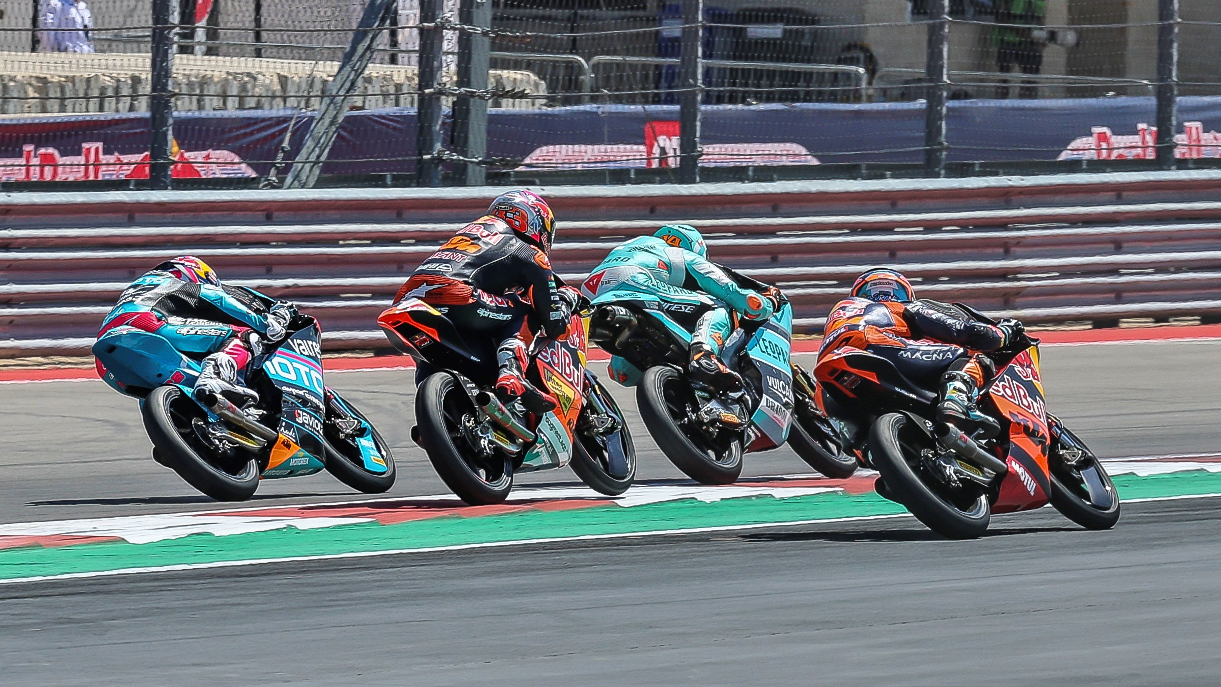 Valentín Perrone se va fuera y le pasan Guido Pini, Álvaro Carpe y Máximo Quiles, Moto3 Estados Unidos 2026