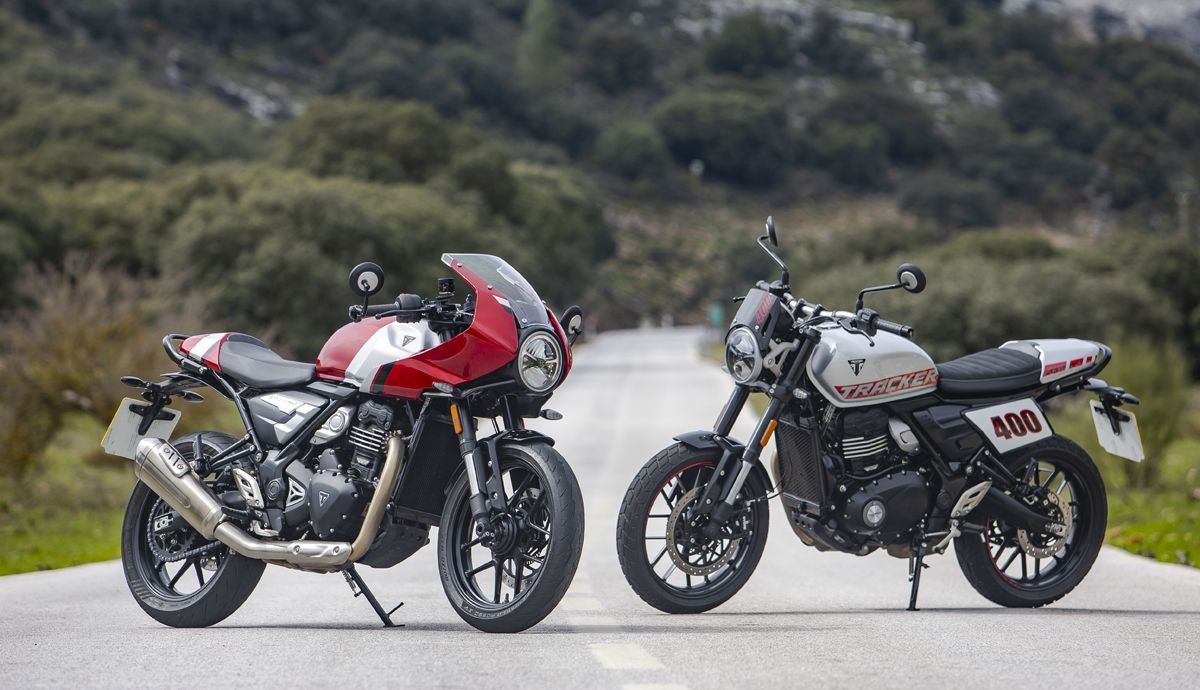 Triumph Tracker Thruxton 400