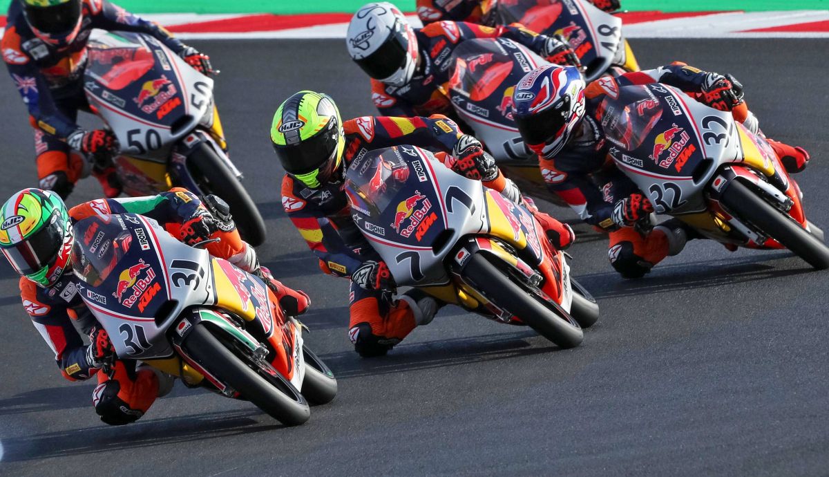 Giulio Pugliese, Beñat Fernández, Kiandra Ramadhipa y Yaroslav Karpushin seguirán en la MotoGP Rookies Cup en 2026