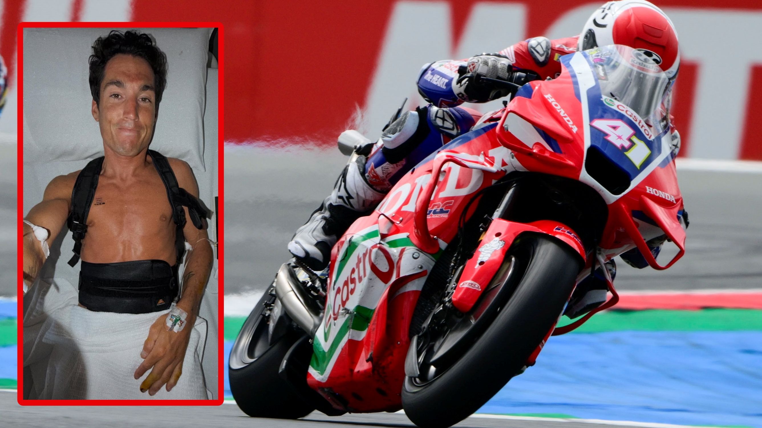 Aleix Espargaró ha sufirdo un grave accidente entrenando en Sepang