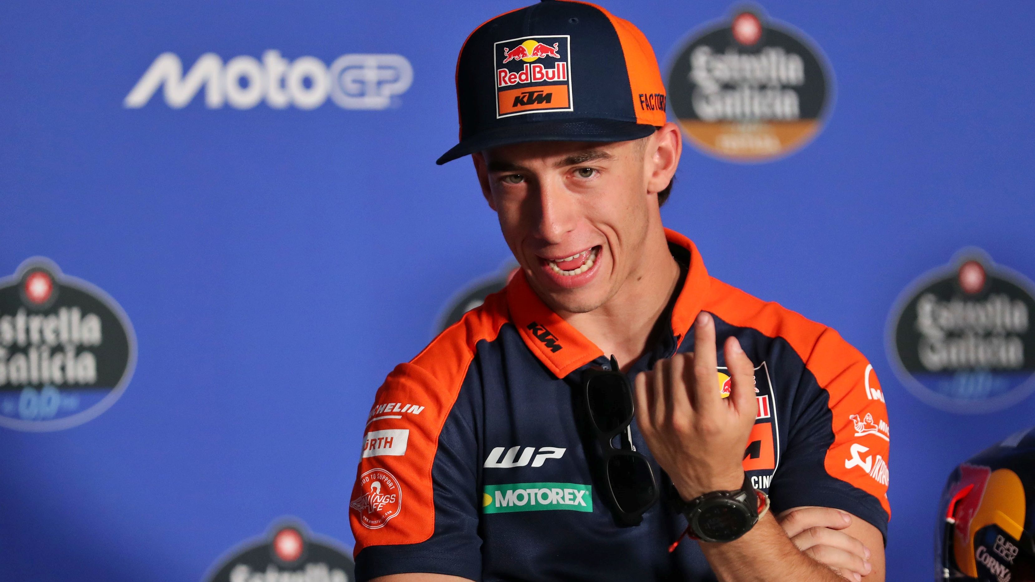 Pedro Acosta en la rueda de prensa previa del GP de España de MotoGP 2026 en Jerez