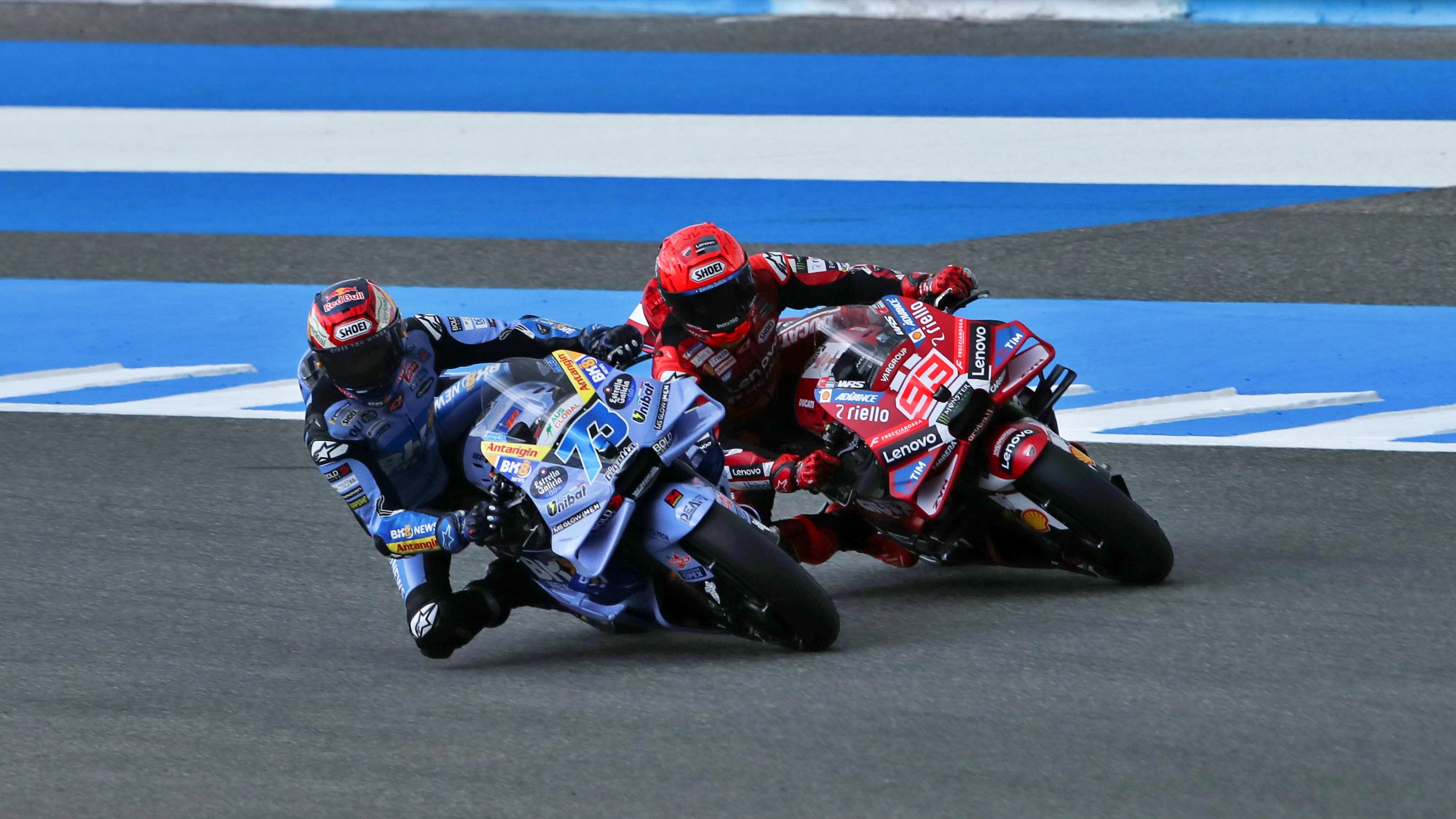 Álex Márquez supera a Marc Márquez, MotoGP Jerez 2026