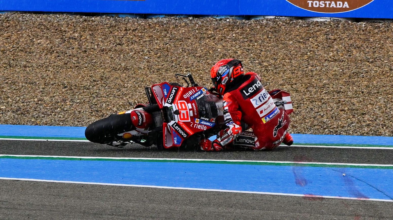Marc Márquez cae en el Sprint, MotoGP Jerez 2026