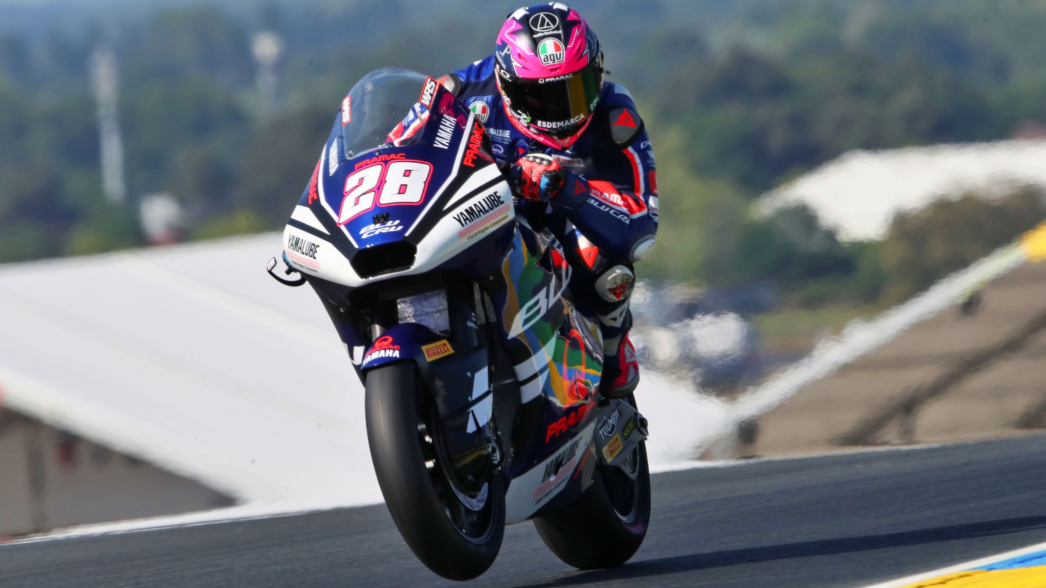 Izan Guevara ha conseguido su primera pole en Moto2 en Le Mans