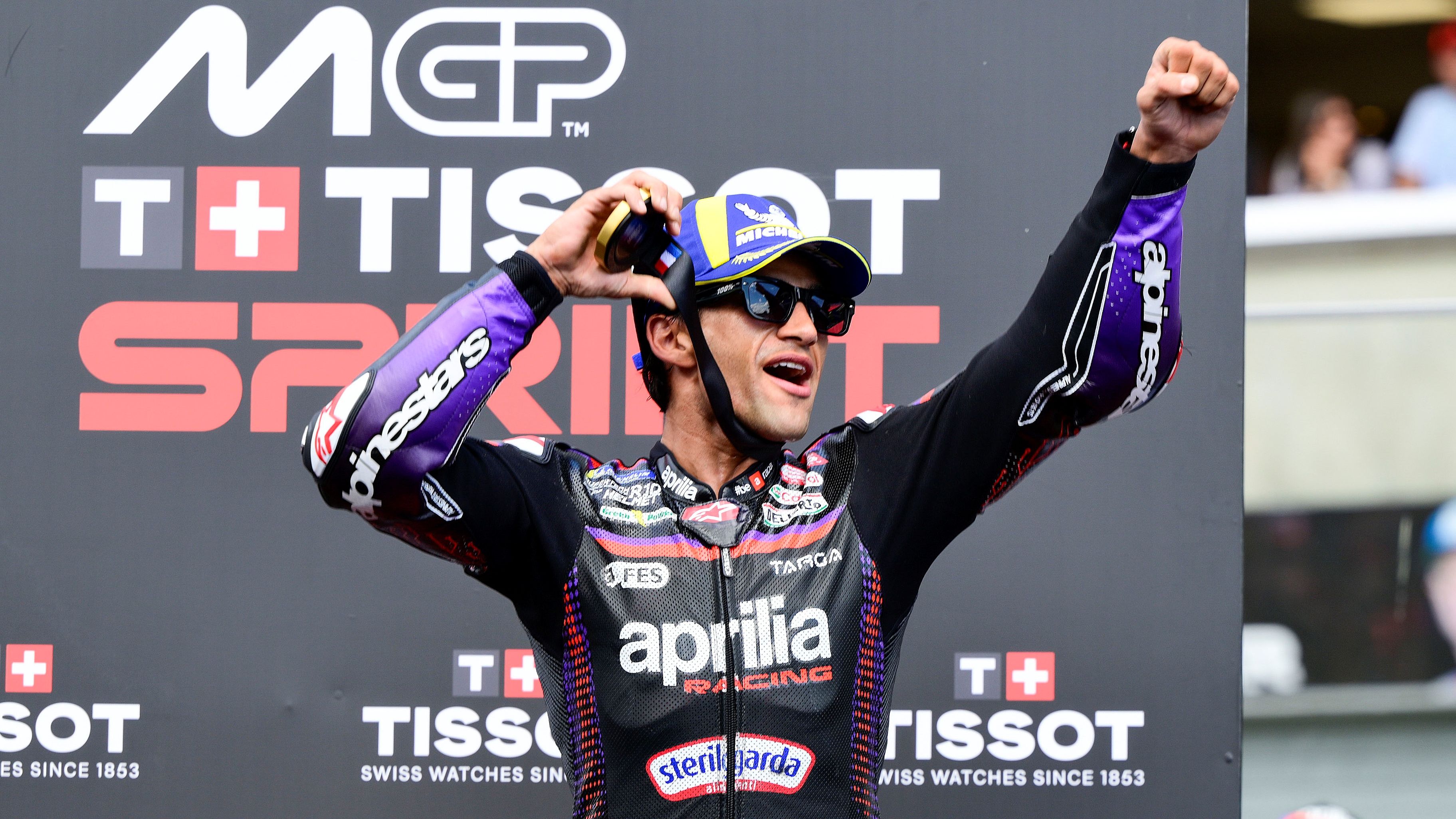 Jorge Martín celebra su victoria en el Sprint de Le Mans