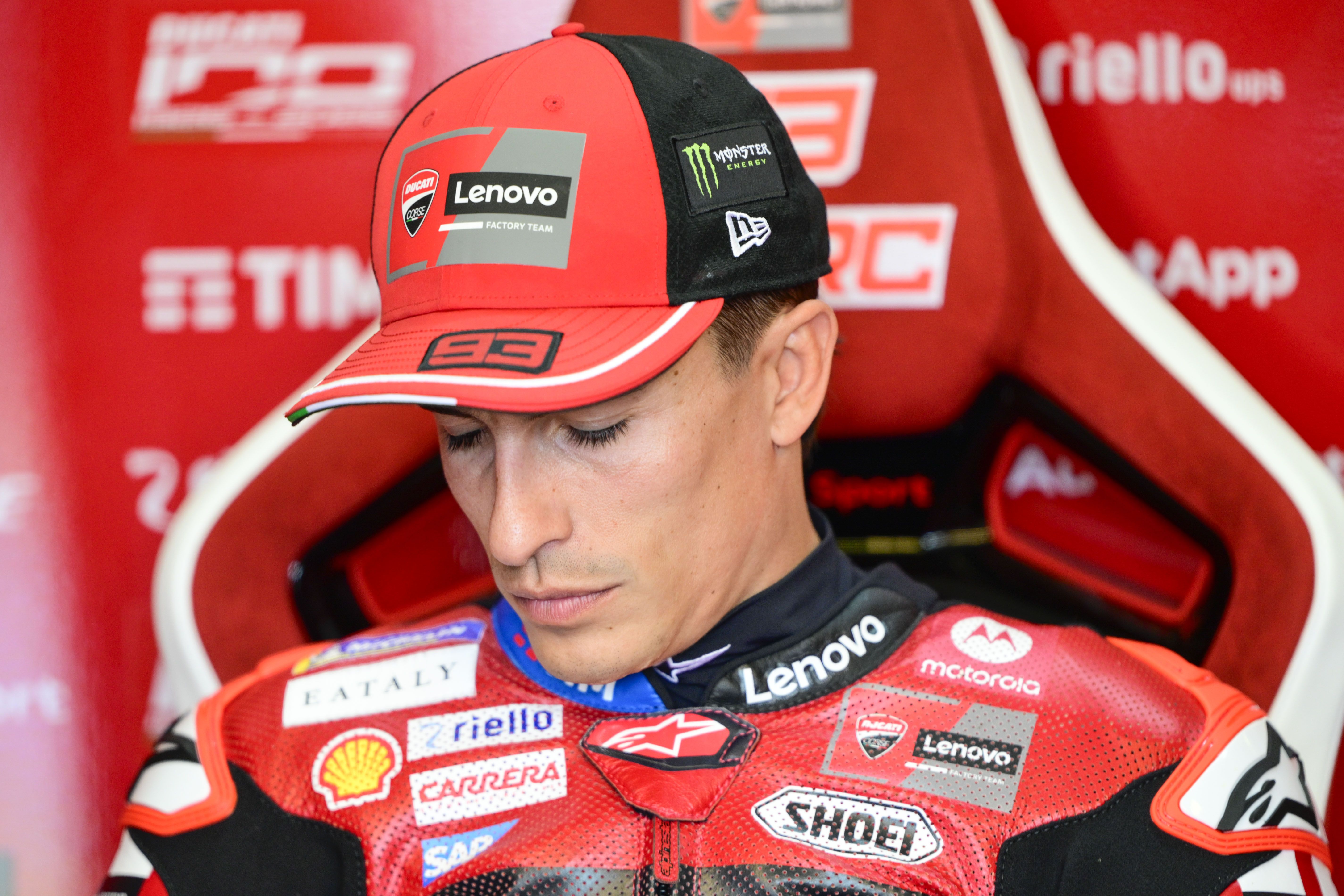 Ducati desvela un emotivo vídeo de Marc Márquez con su equipo tras la fuerte caída en Le Mans