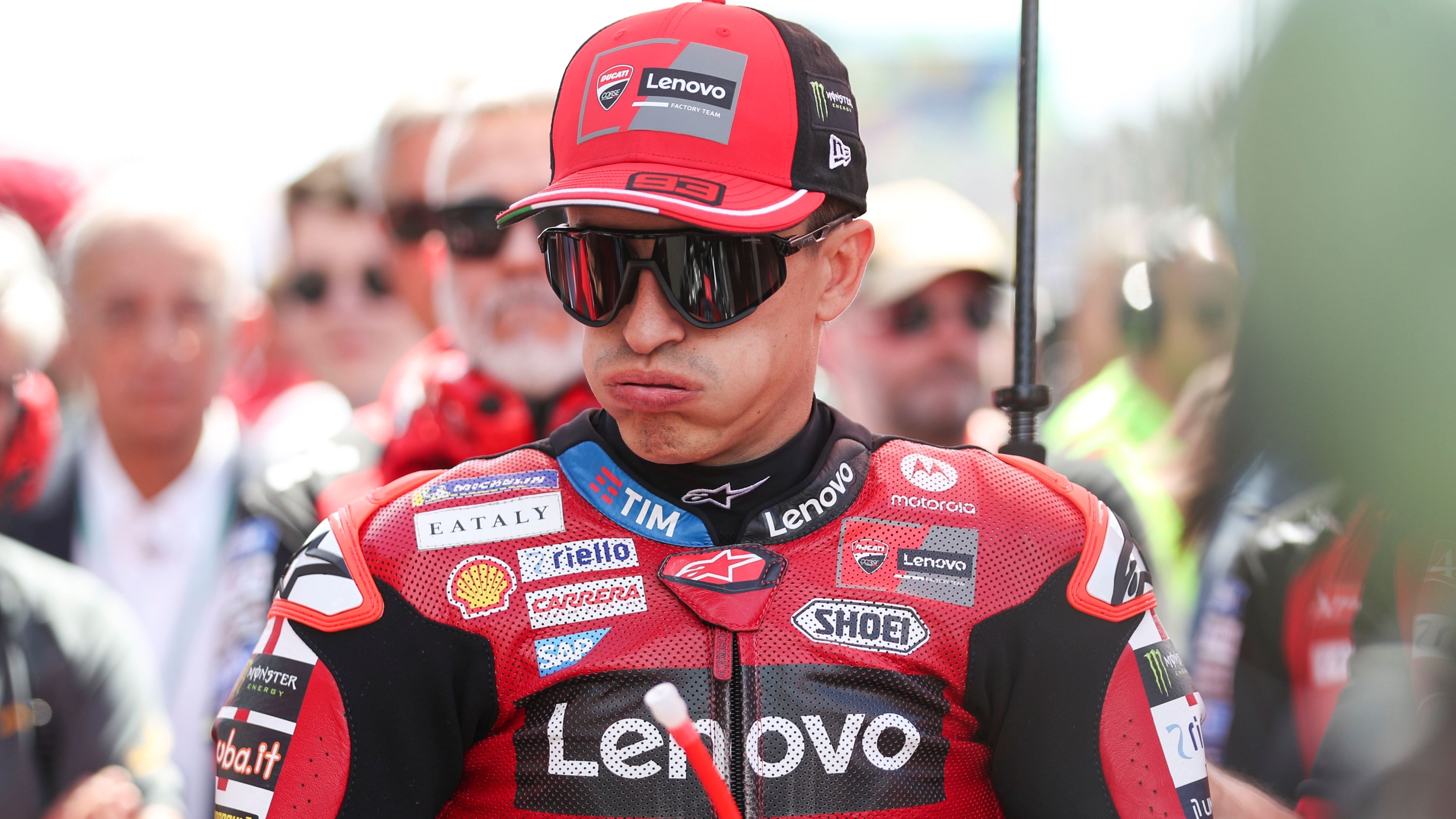 Marc Márquez en la salida del Sprint de Le Mans