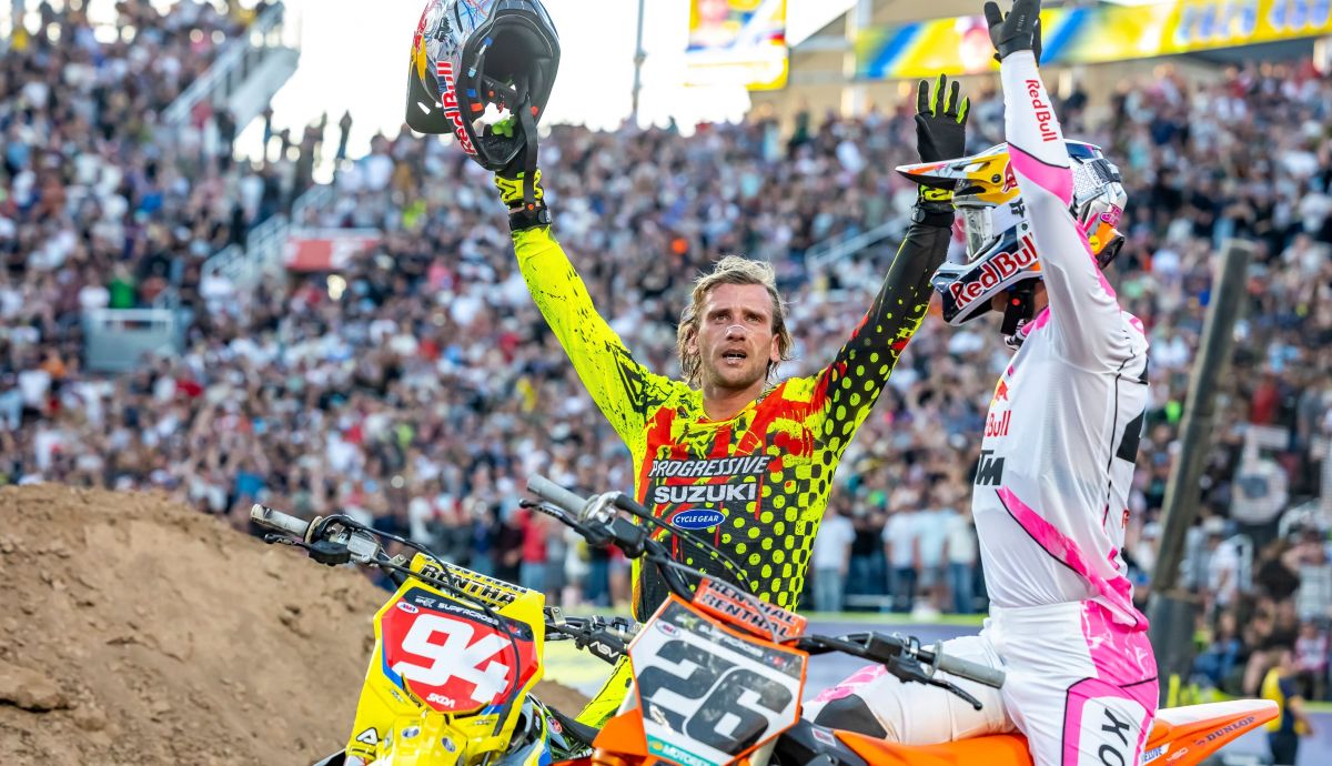 Ken Roczen junto a Jorge Prado