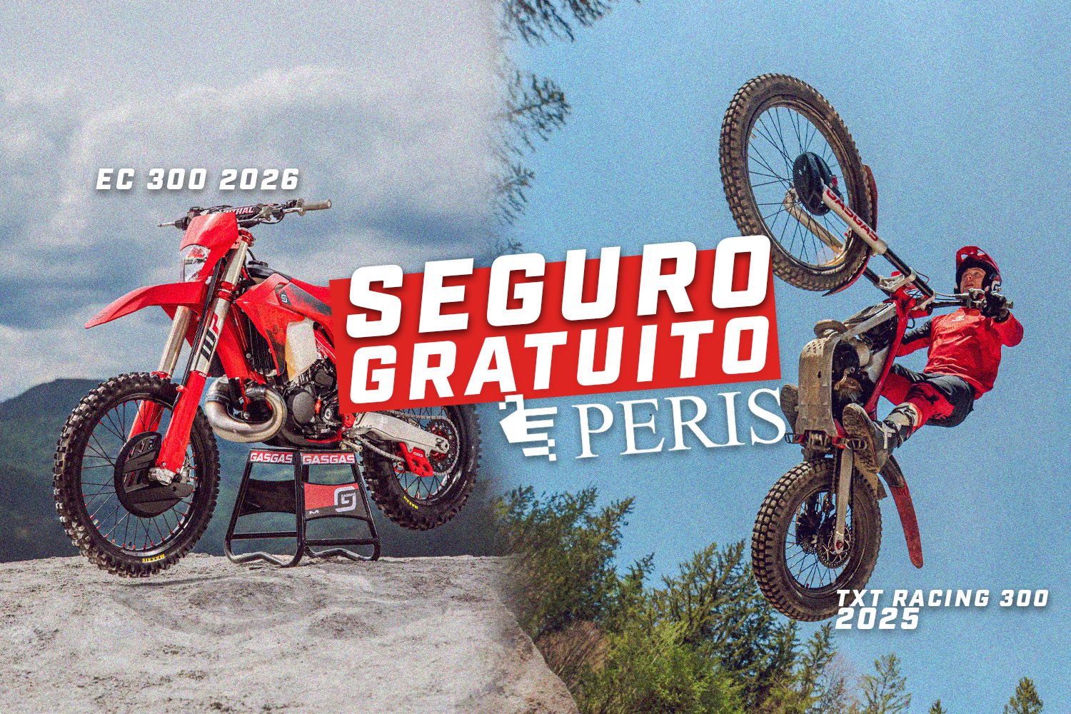 Para los amantes del off-road: GASGAS lanza una promoción con seguro gratis