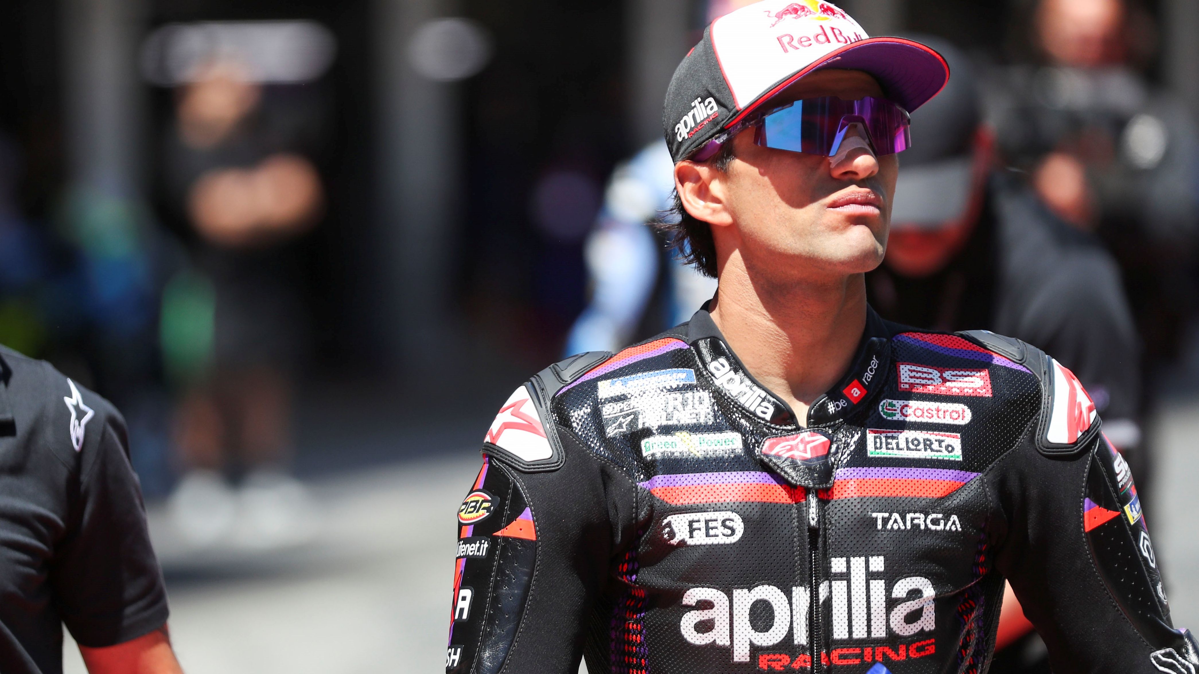Jorge Martín ha caído en el Sprint de Catalunya