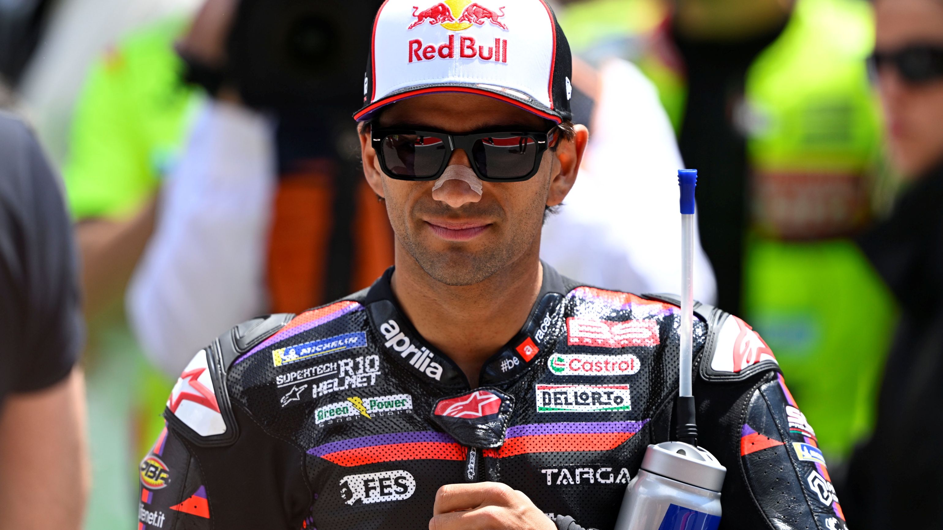 Jorge Martín antes de empezar la carrera del GP de Catalunya