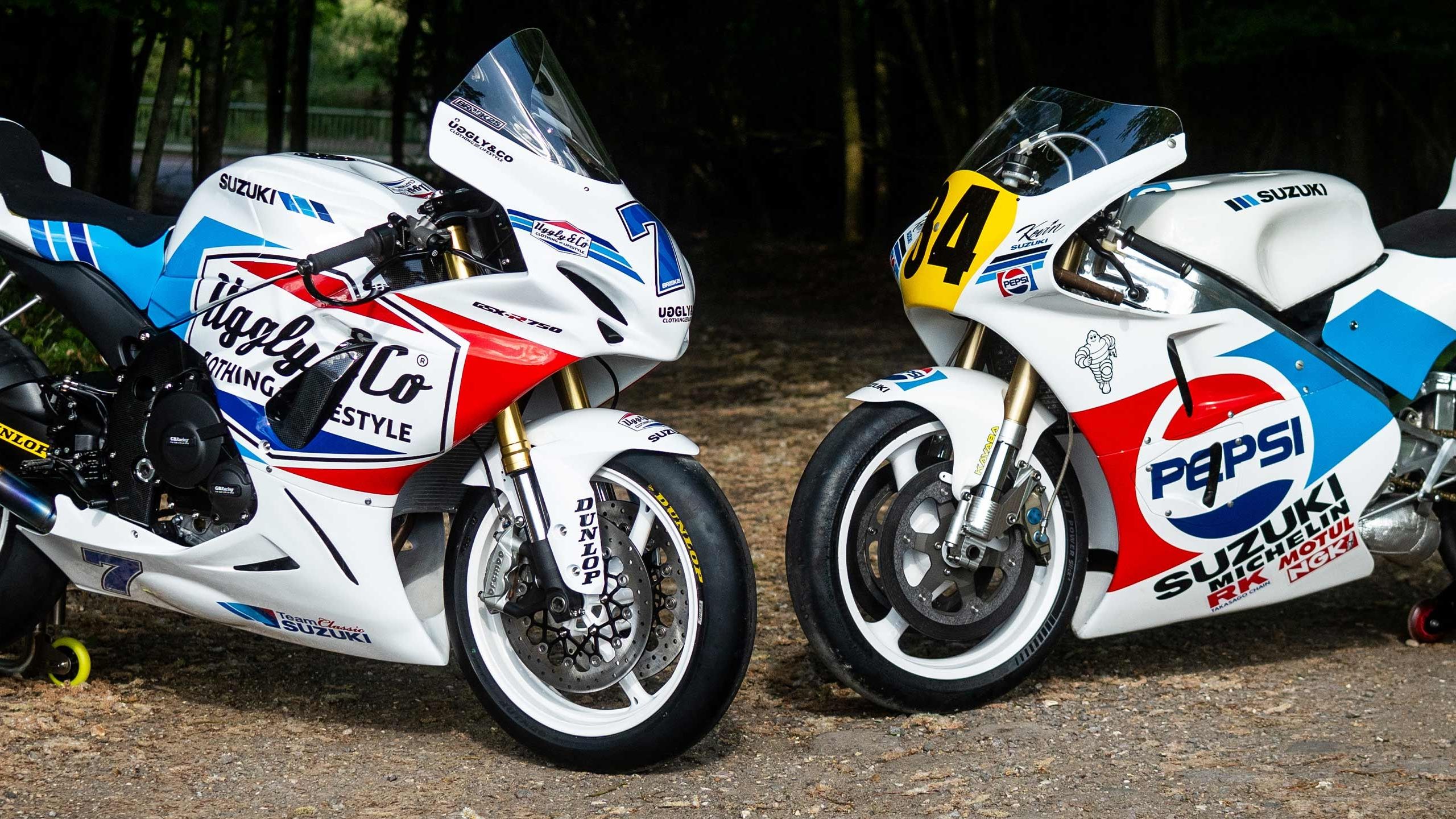 La Suzuki de Josh Brookes para el IOMTT 2026 inspirada en la decoración Pepsi de Kevin Schwantz